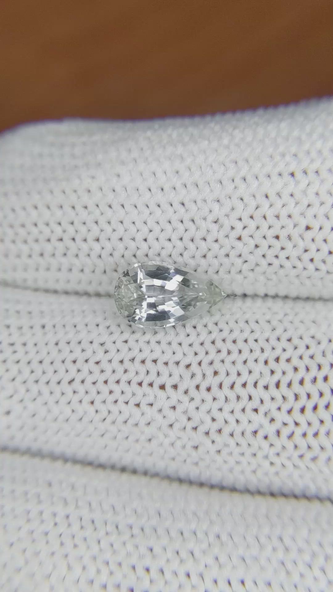1.90 Ct. Green Sapphire from Ceylon (Sri Lanka) Size Video