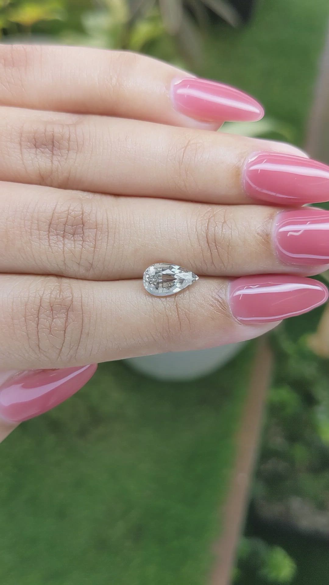 1.90 Ct. Green Sapphire from Ceylon (Sri Lanka) Size Video
