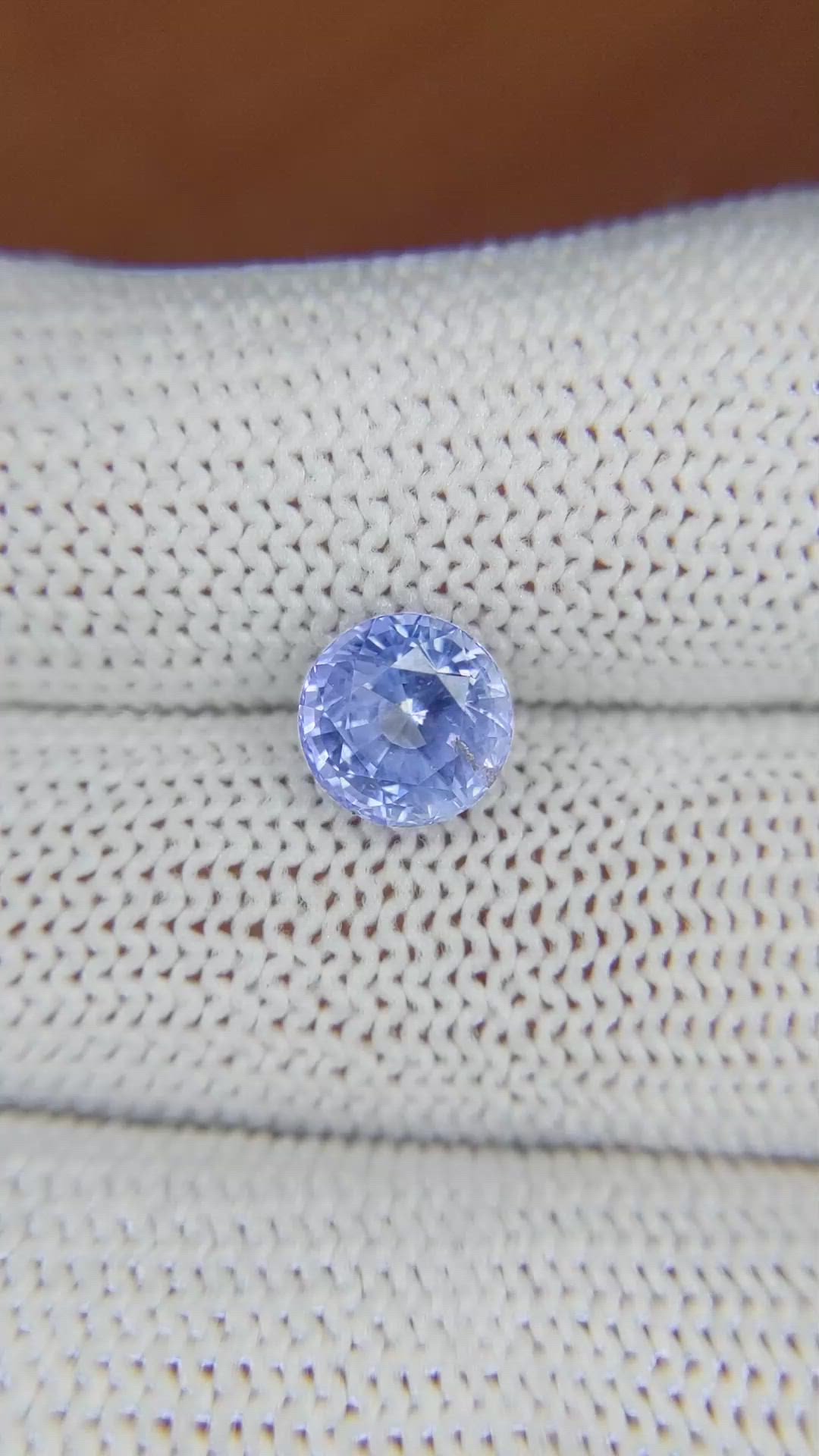 2.61 Ct. Blue Sapphire from Ceylon (Sri Lanka) Size Video