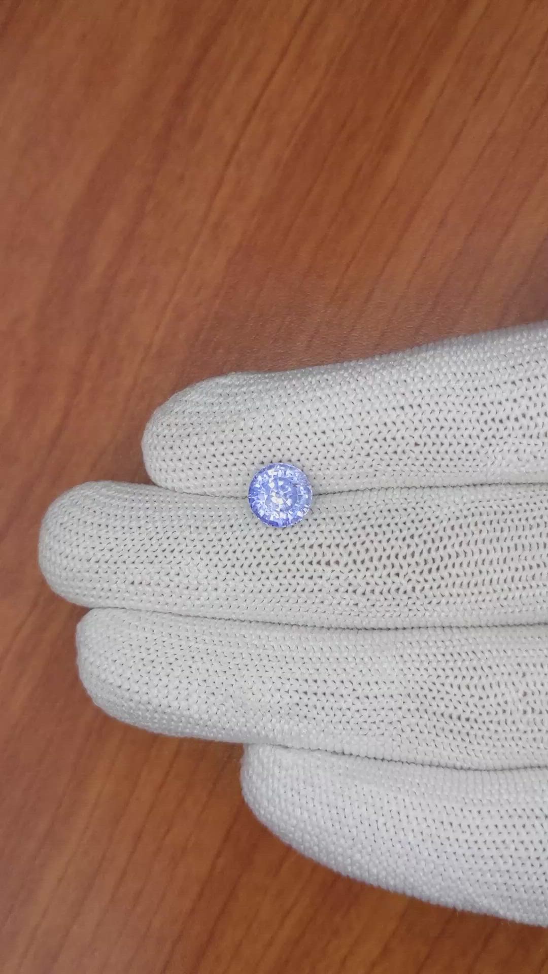 2.61 Ct. Blue Sapphire from Ceylon (Sri Lanka) Size Video