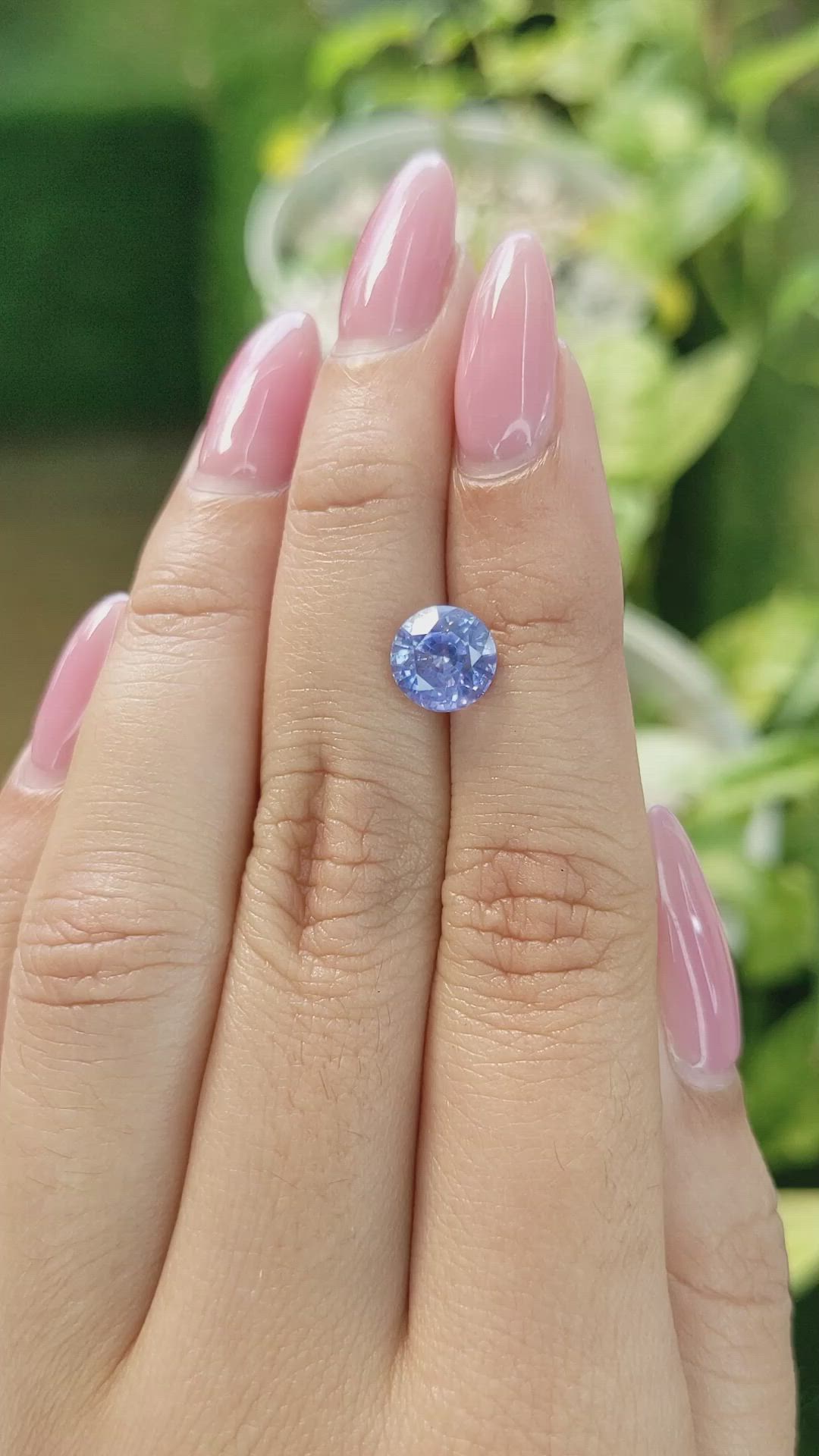2.61 Ct. Blue Sapphire from Ceylon (Sri Lanka) Size Video