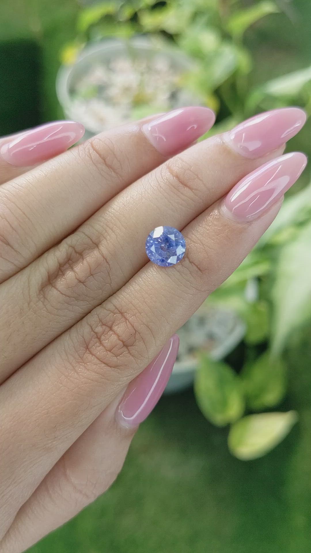 2.61 Ct. Blue Sapphire from Ceylon (Sri Lanka) Size Video