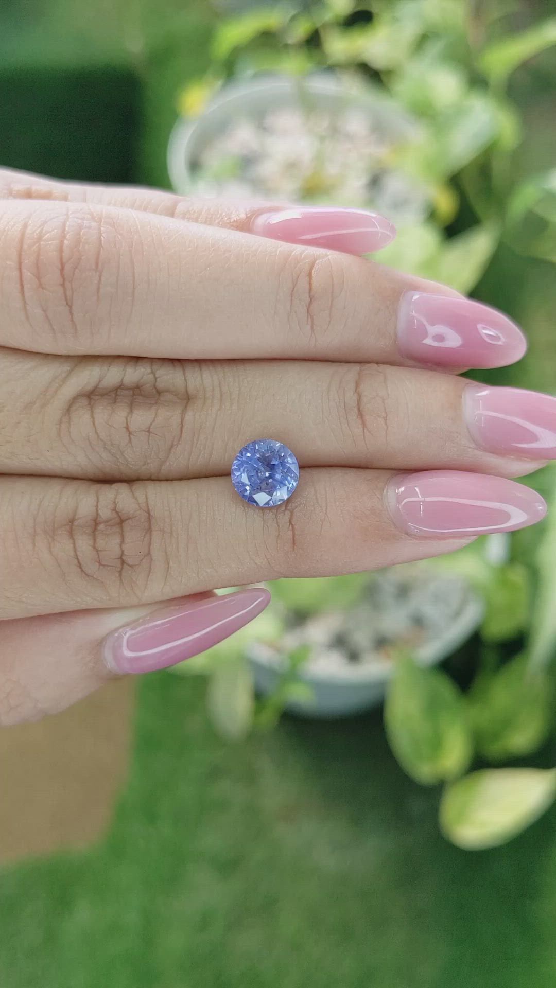 2.61 Ct. Blue Sapphire from Ceylon (Sri Lanka) Size Video