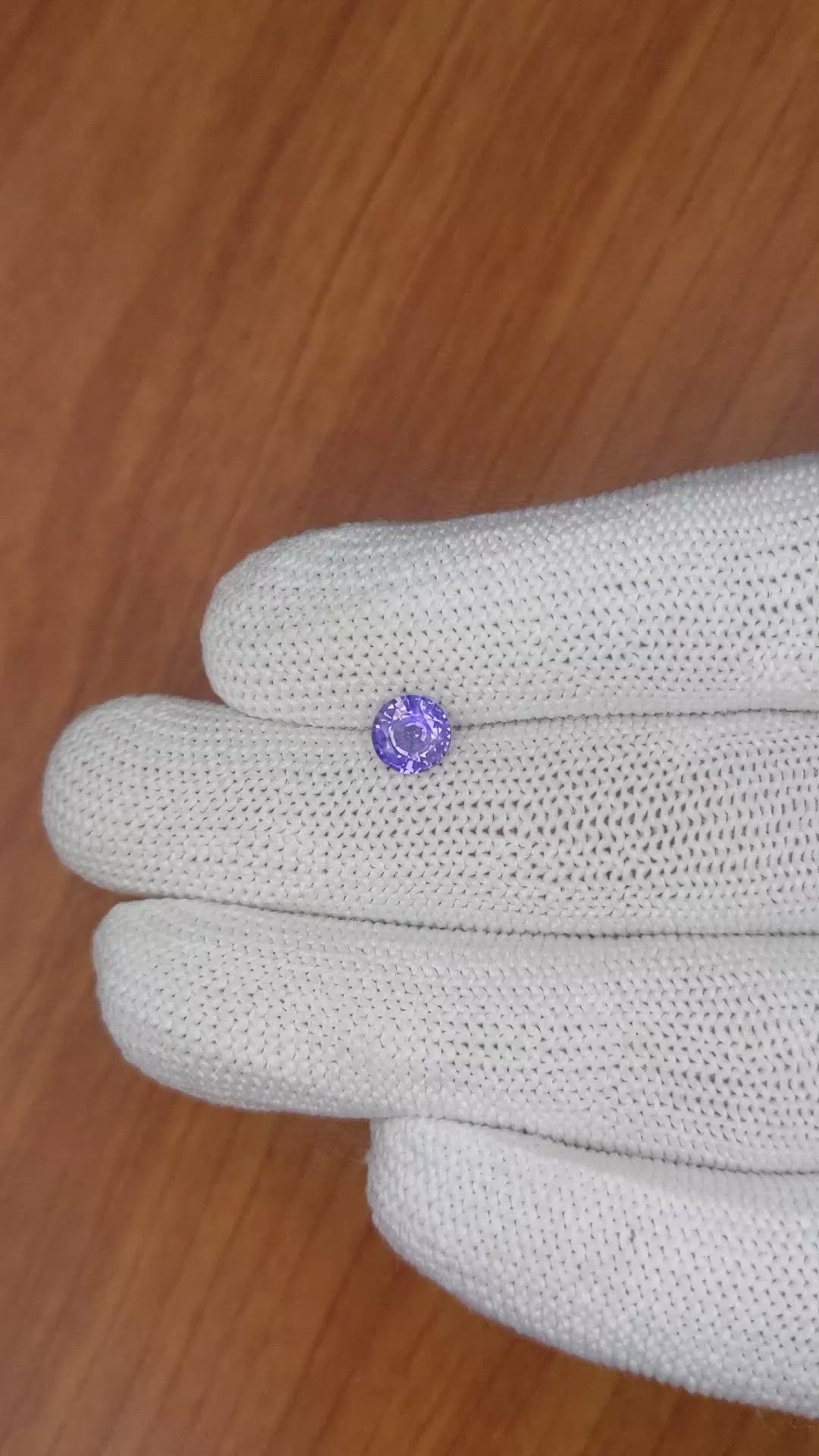 0.98 Ct. Color Change Sapphire from Ceylon (Sri Lanka) Size Video