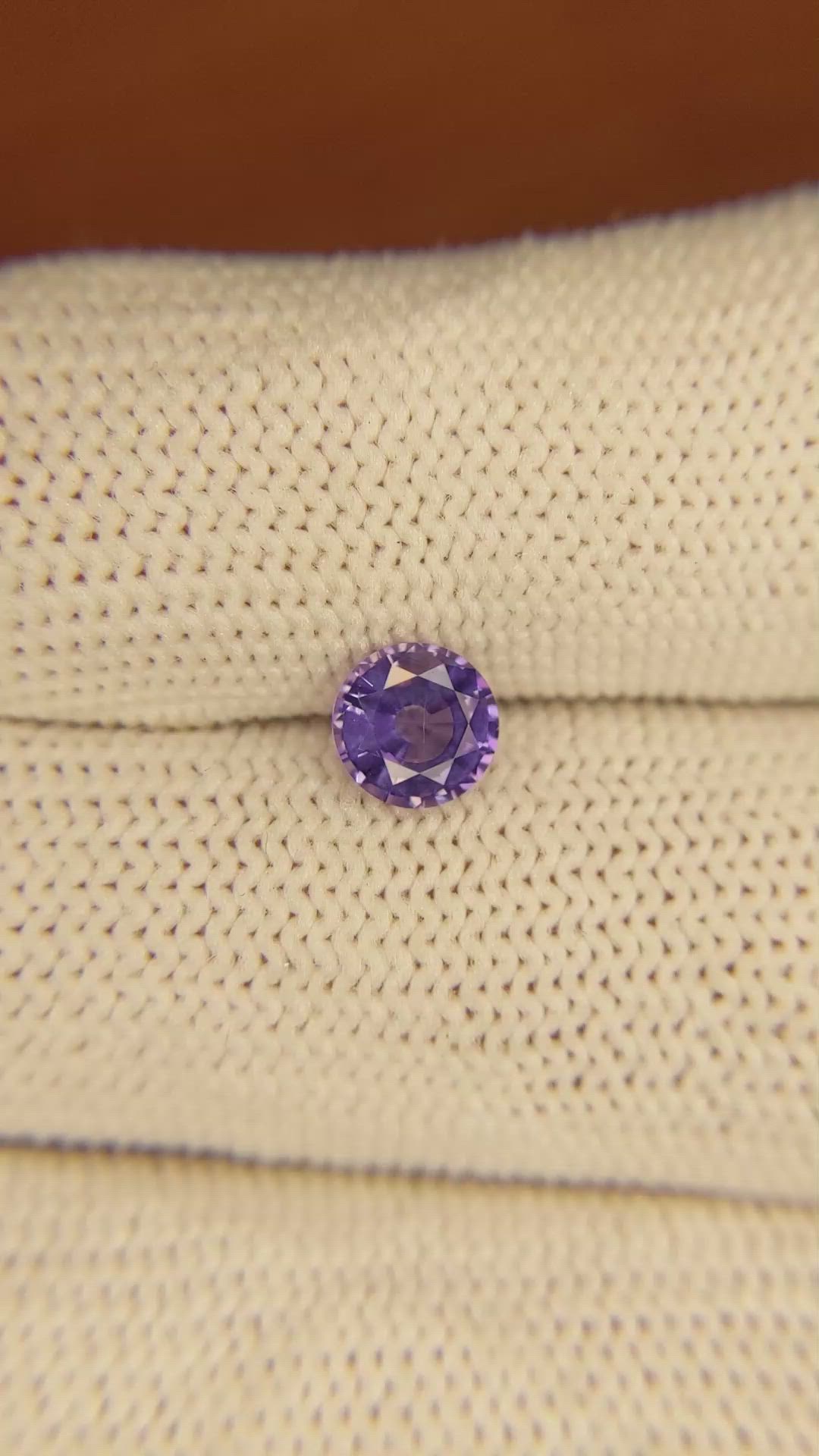 0.98 Ct. Color Change Sapphire from Ceylon (Sri Lanka) Size Video