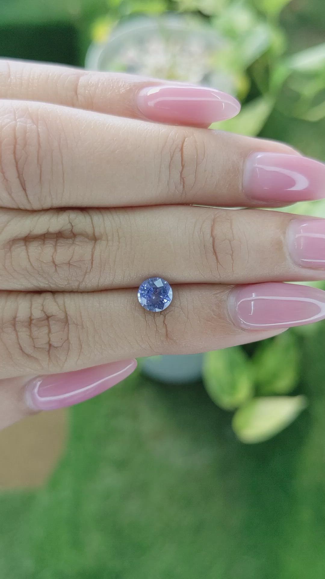 0.91 Ct. Blue Sapphire from Ceylon (Sri Lanka) Size Video