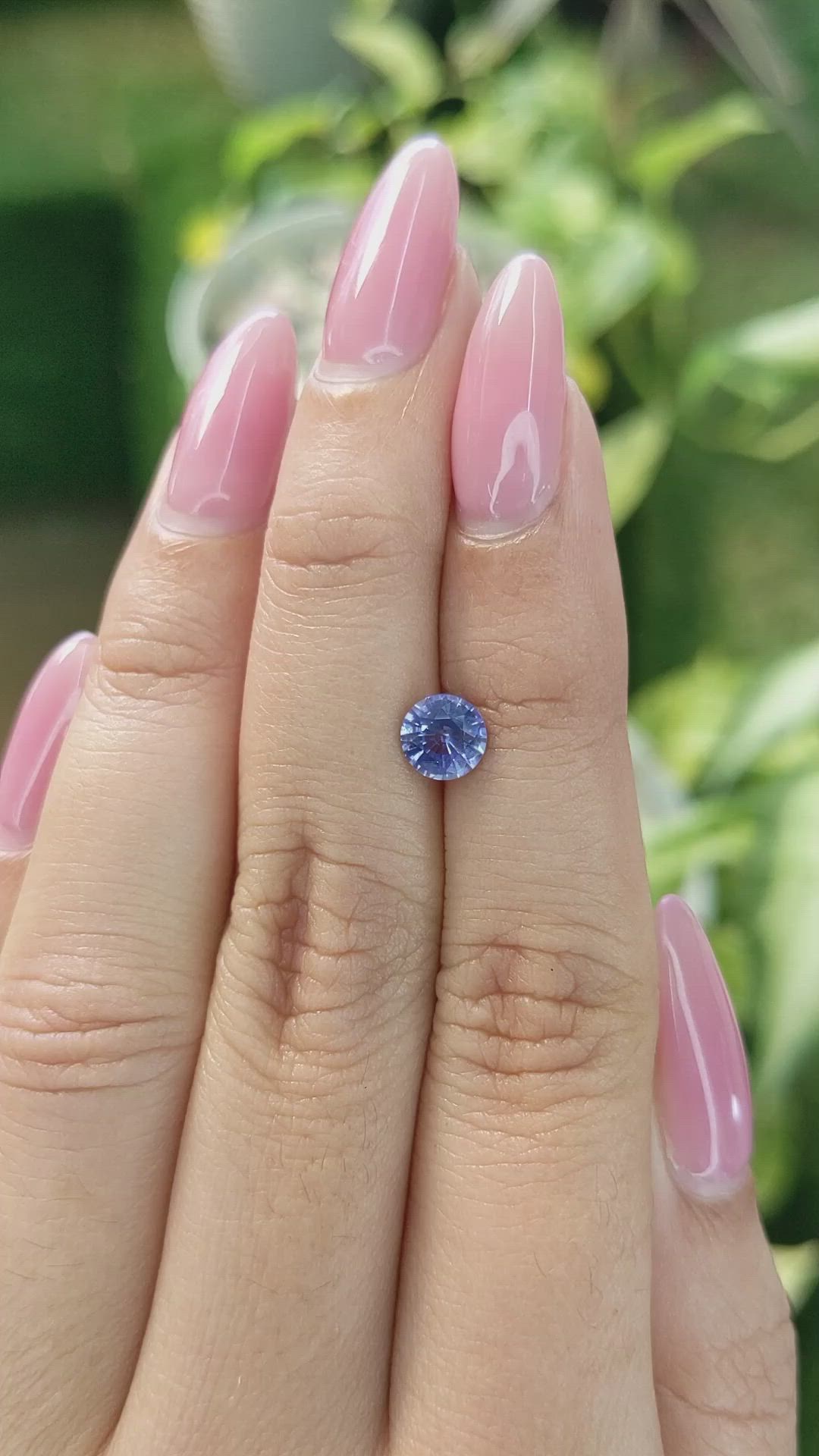 0.91 Ct. Blue Sapphire from Ceylon (Sri Lanka) Size Video