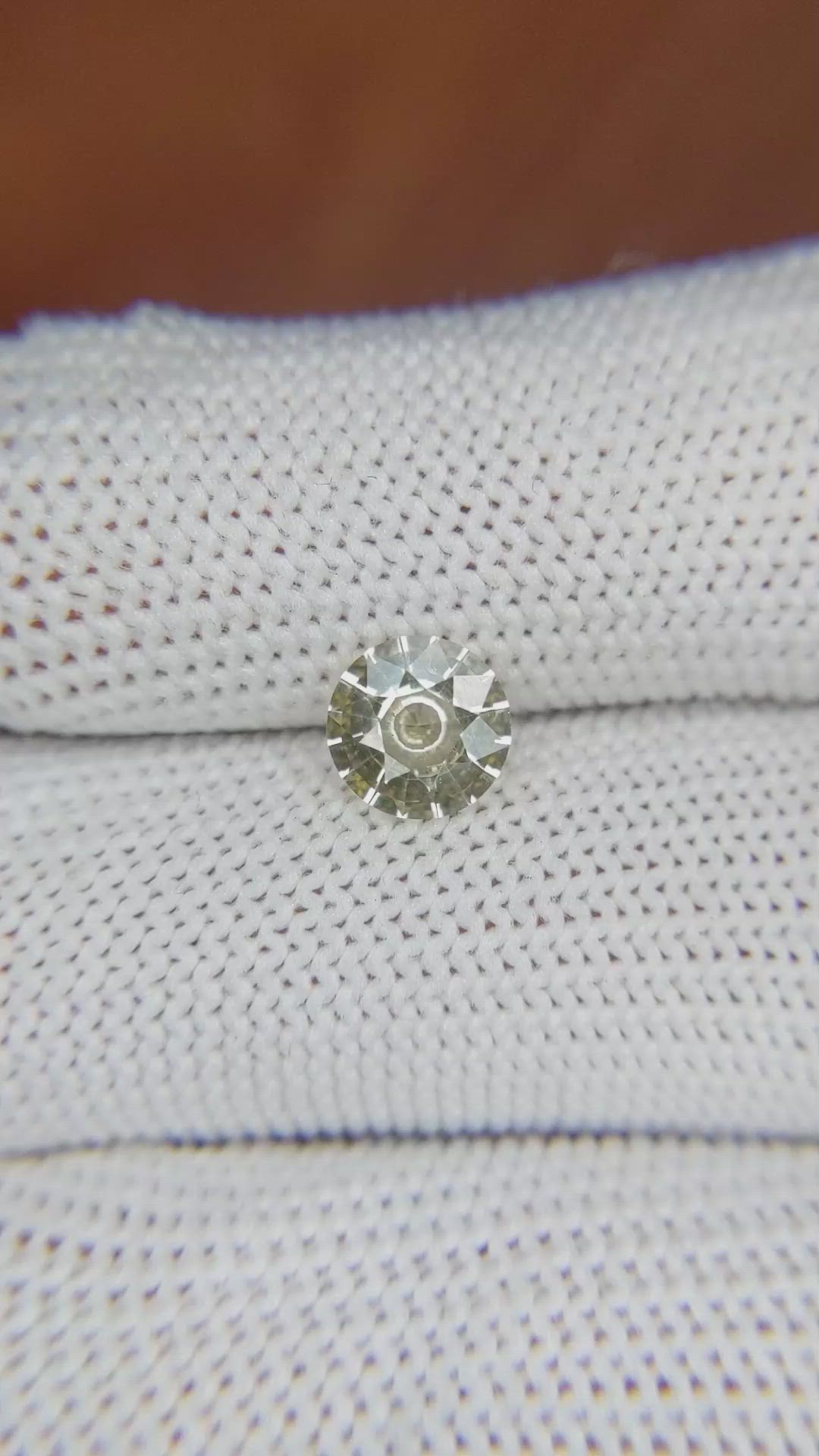 1.09 Ct. Yellow Sapphire from Ceylon (Sri Lanka) Size Video