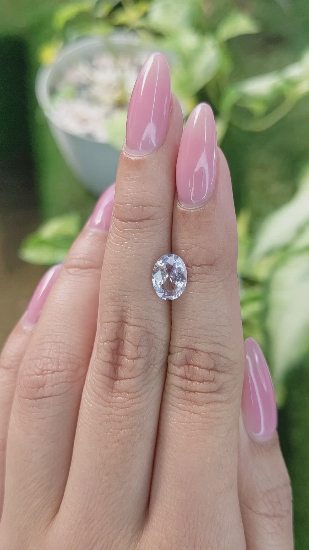 1.69 Ct. Blue Sapphire from Ceylon (Sri Lanka) Size Video