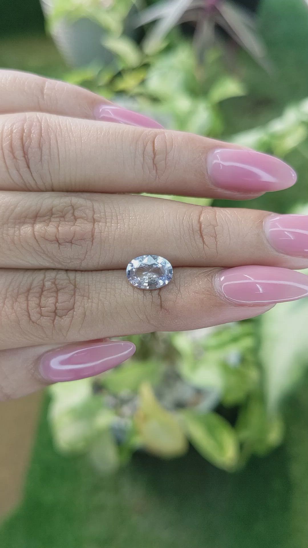 1.69 Ct. Blue Sapphire from Ceylon (Sri Lanka) Size Video
