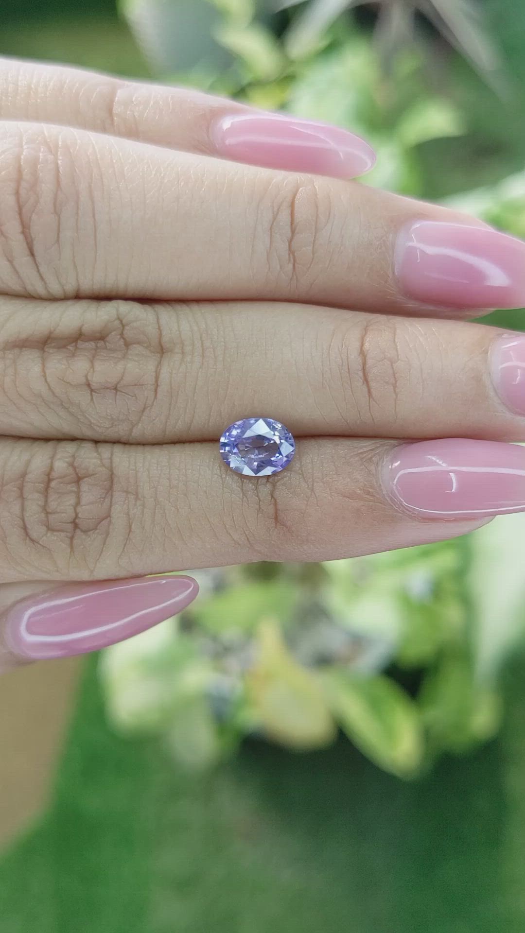 1.25 Ct. Blue Sapphire from Ceylon (Sri Lanka) Size Video