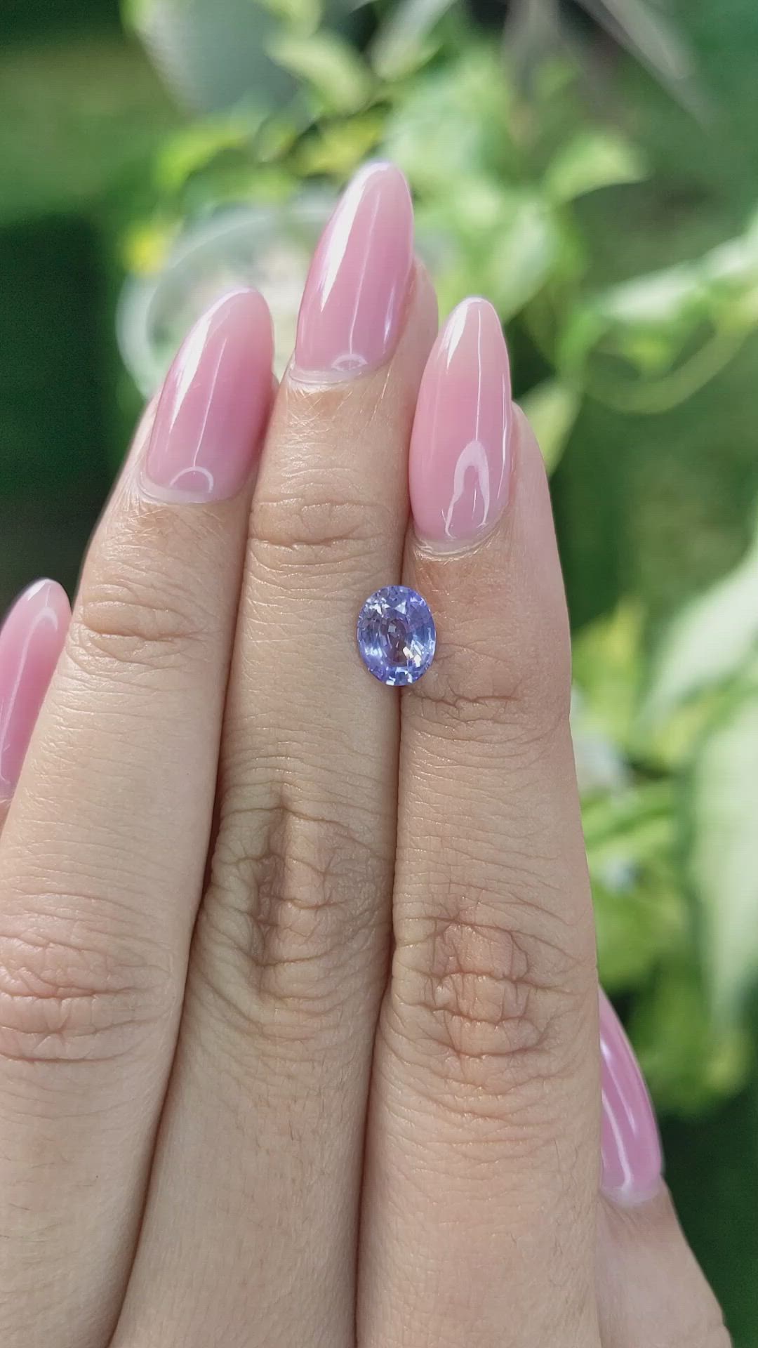 1.25 Ct. Blue Sapphire from Ceylon (Sri Lanka) Size Video