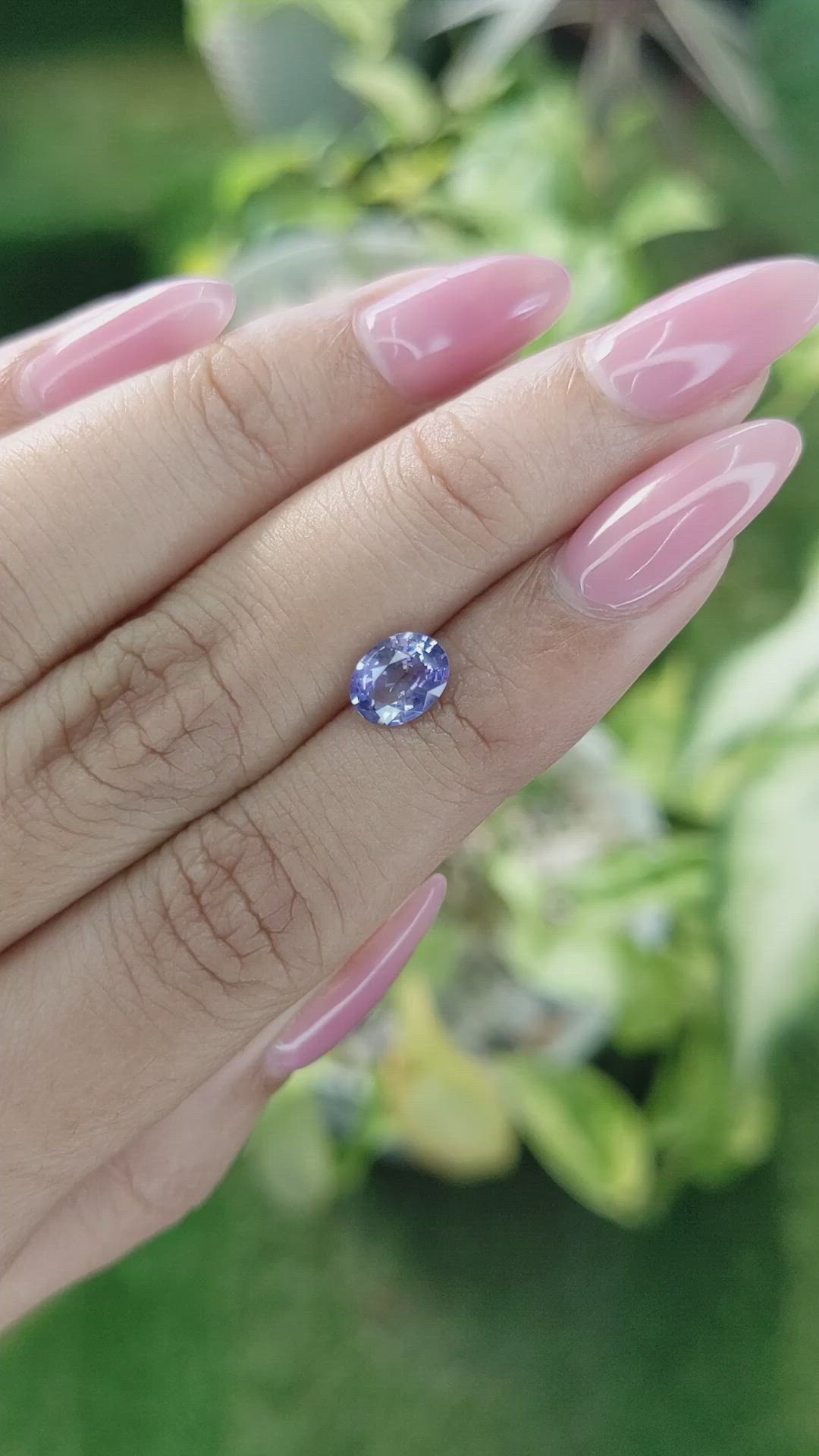 1.25 Ct. Blue Sapphire from Ceylon (Sri Lanka) Size Video