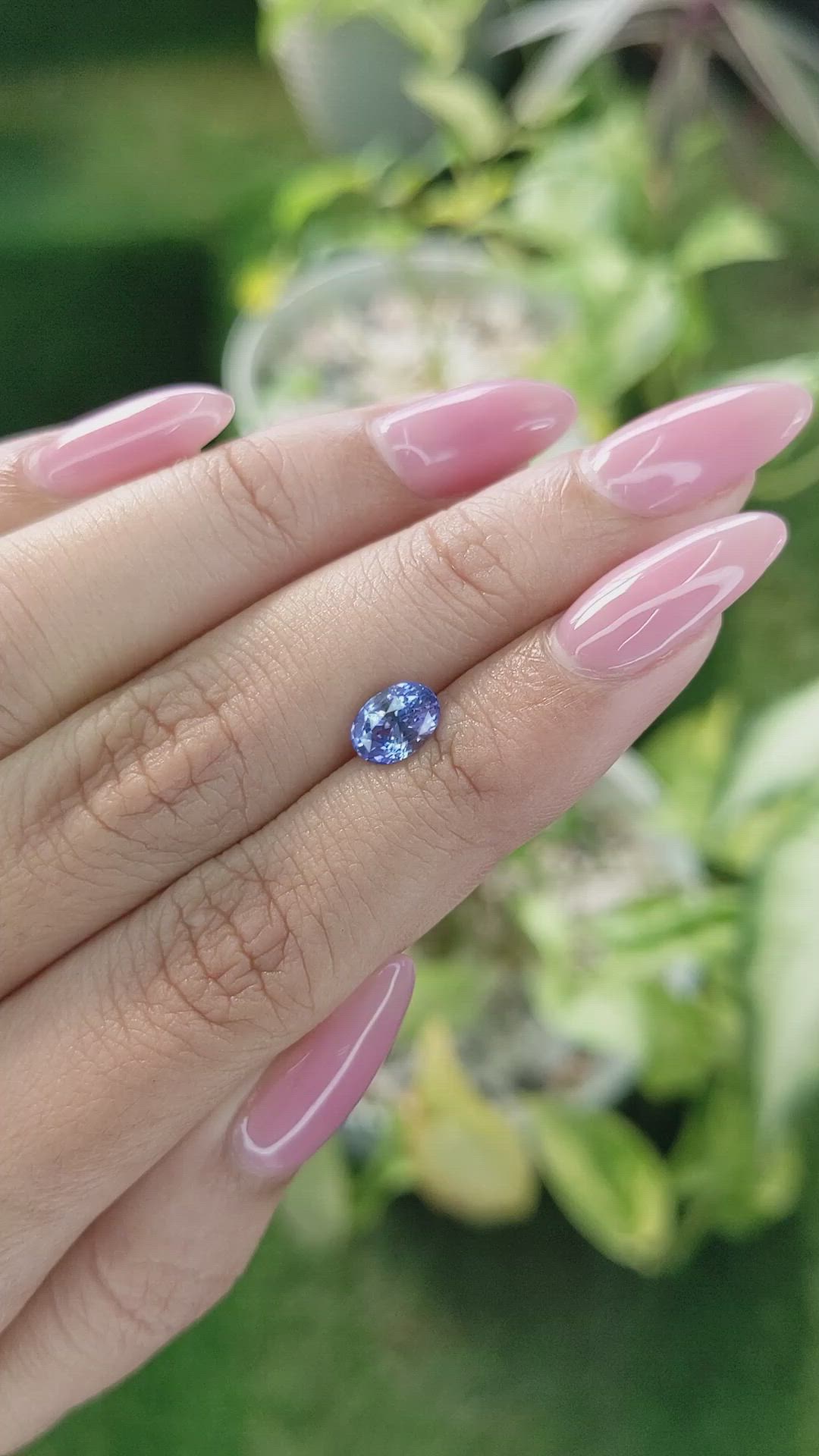 1.31 Ct. Blue Sapphire from Ceylon (Sri Lanka) Size Video