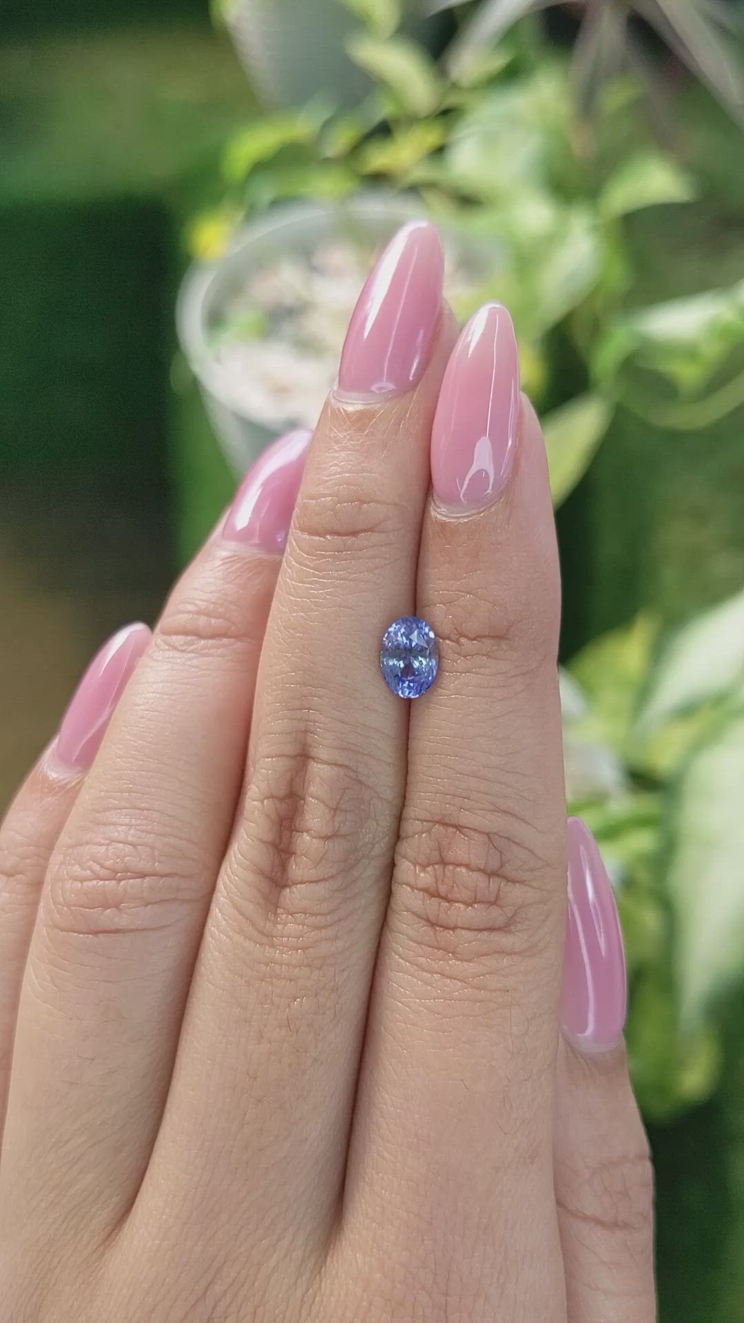 1.31 Ct. Blue Sapphire from Ceylon (Sri Lanka) Size Video