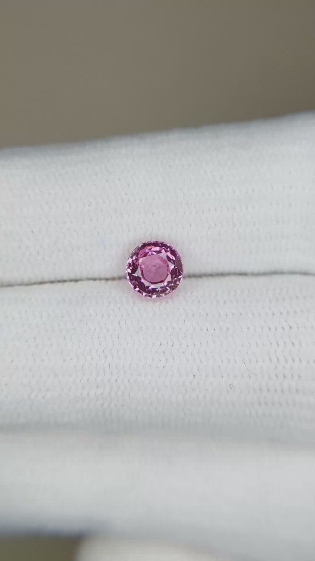 0.94 Ct. Pink Sapphire from Ceylon (Sri Lanka) Size Video