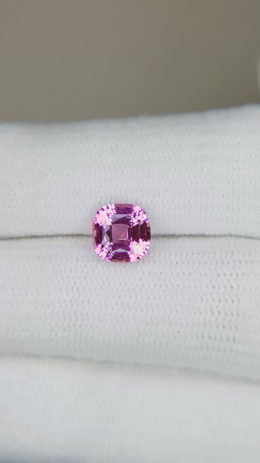 1.62 Ct. Pink Sapphire from Ceylon (Sri Lanka) Size Video