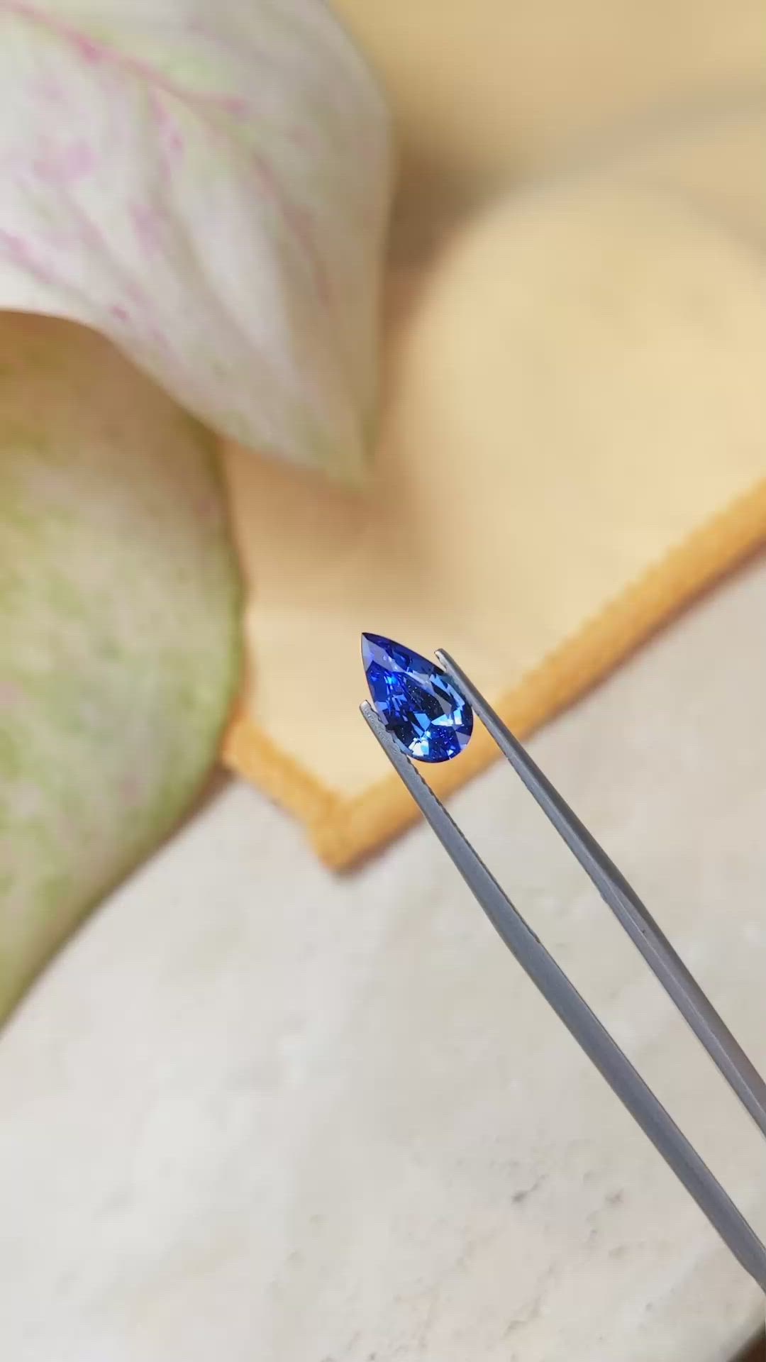 1.85 Ct. Blue Sapphire from Ceylon (Sri Lanka) Size Video