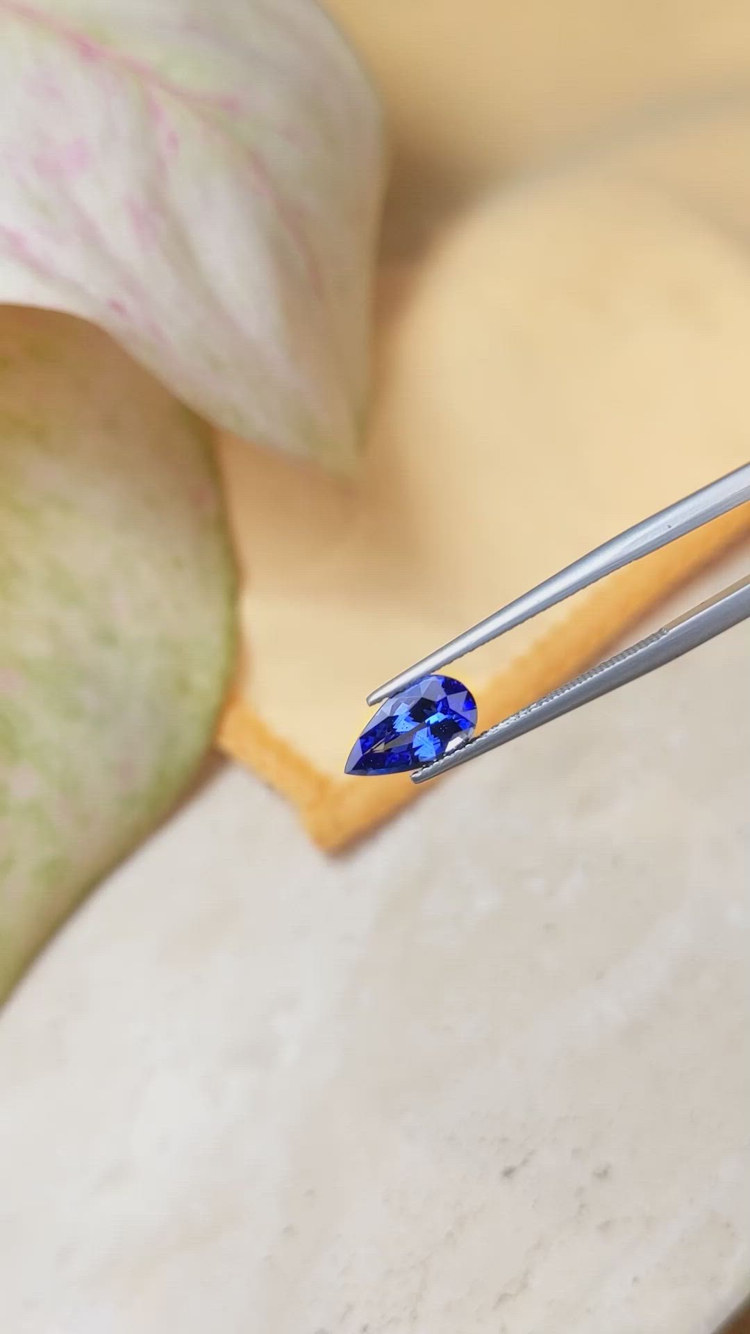 1.85 Ct. Blue Sapphire from Ceylon (Sri Lanka) Size Video