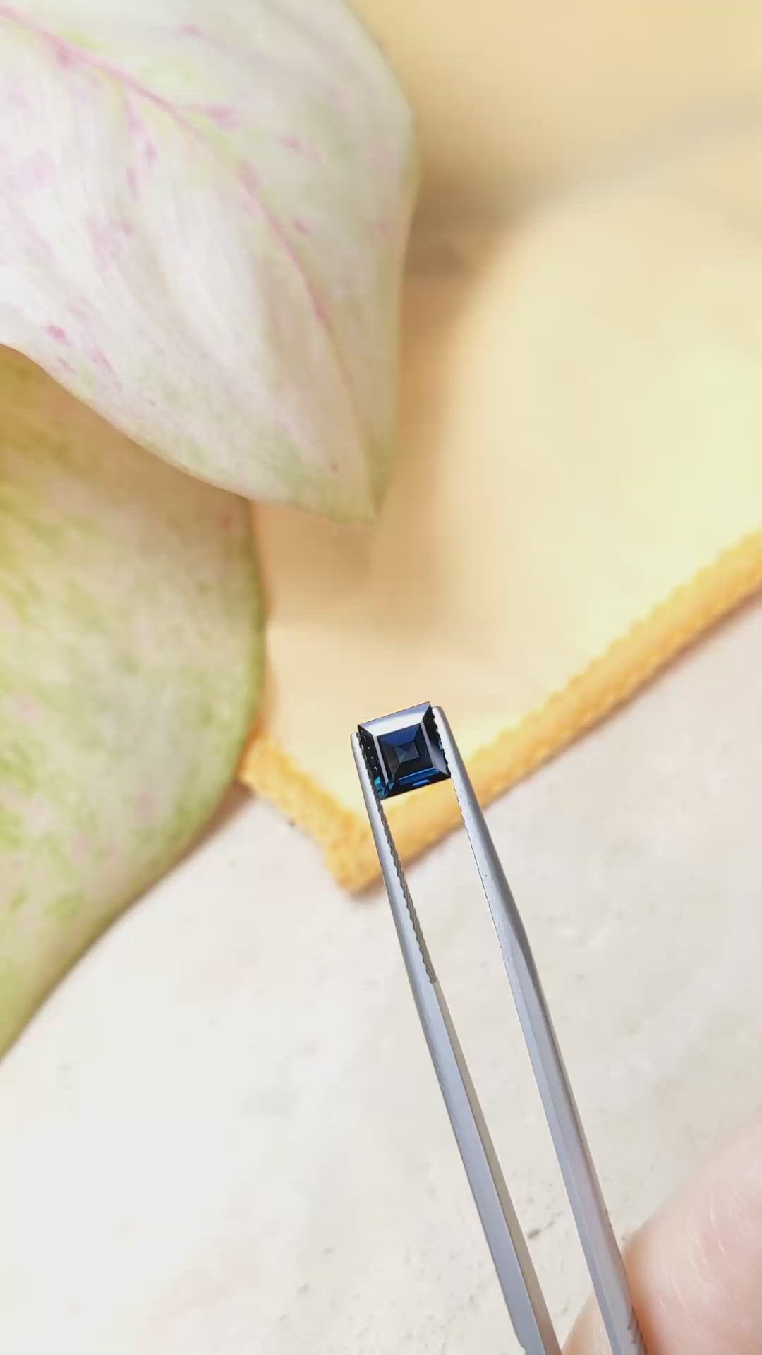 1.46 Ct. Blue Sapphire from Ceylon (Sri Lanka) Size Video