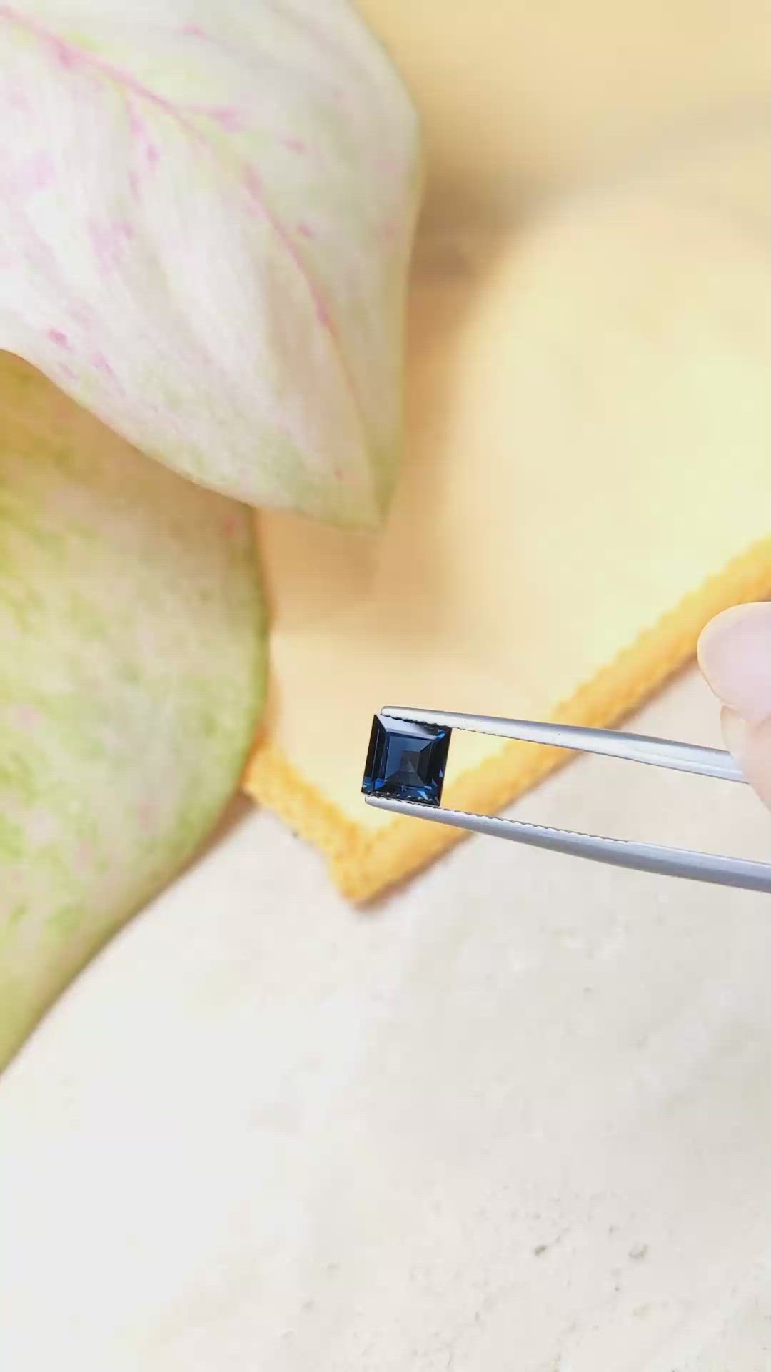 1.46 Ct. Blue Sapphire from Ceylon (Sri Lanka) Size Video