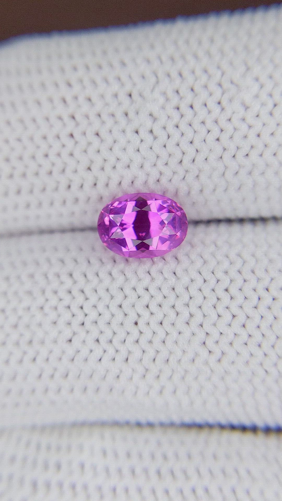 1.72 Ct. Pinkish Purple Sapphire from Ceylon (Sri Lanka) Size Video