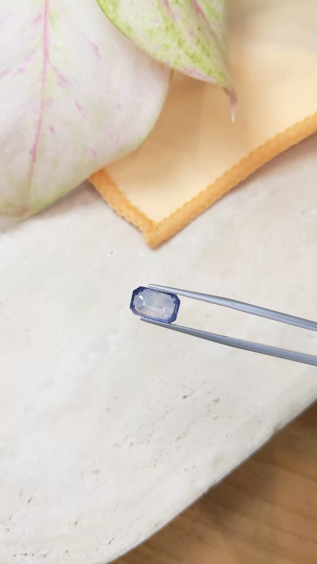 4.34 Ct. Blue Sapphire from Ceylon (Sri Lanka) Size Video