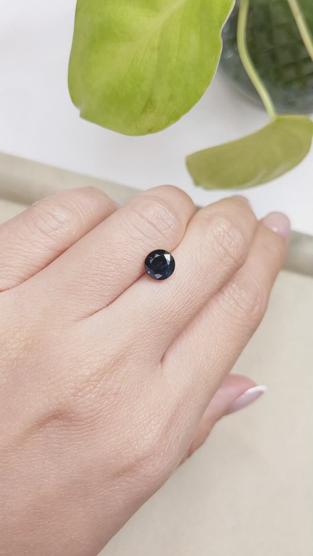 1.81 Ct. Blue Sapphire from Ceylon (Sri Lanka) Size Video