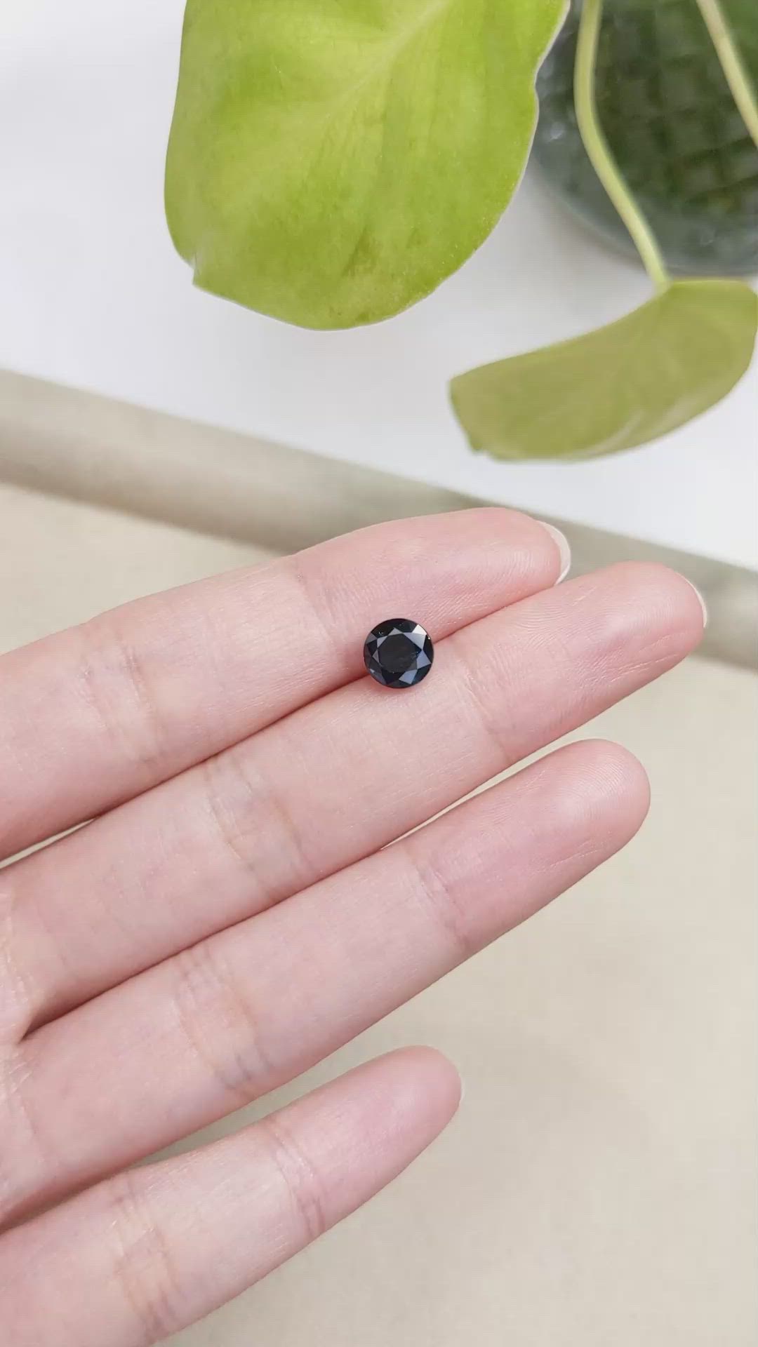 1.81 Ct. Blue Sapphire from Ceylon (Sri Lanka) Size Video