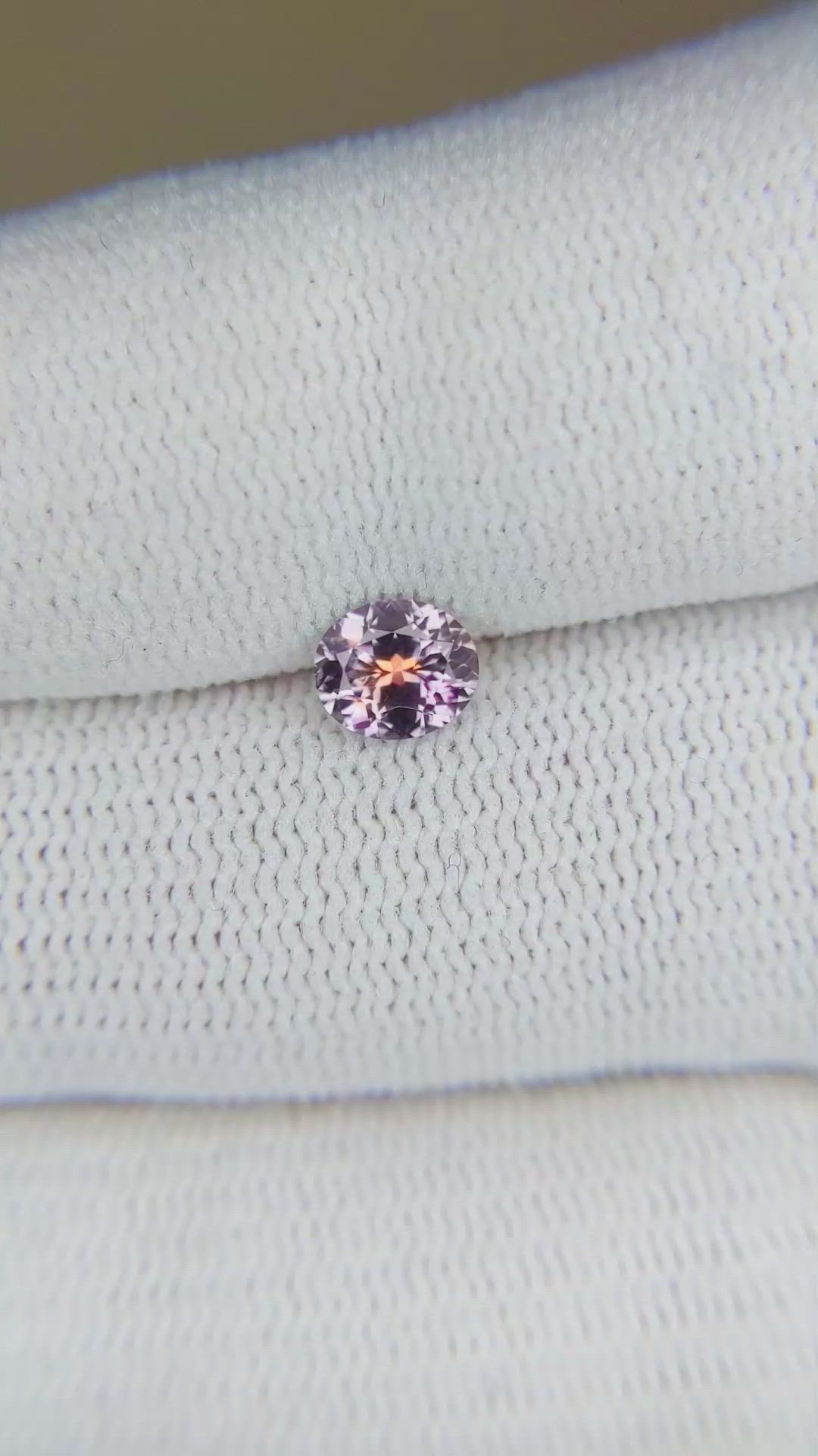 0.63 Ct. Bi Color Sapphire from Montana Size Video