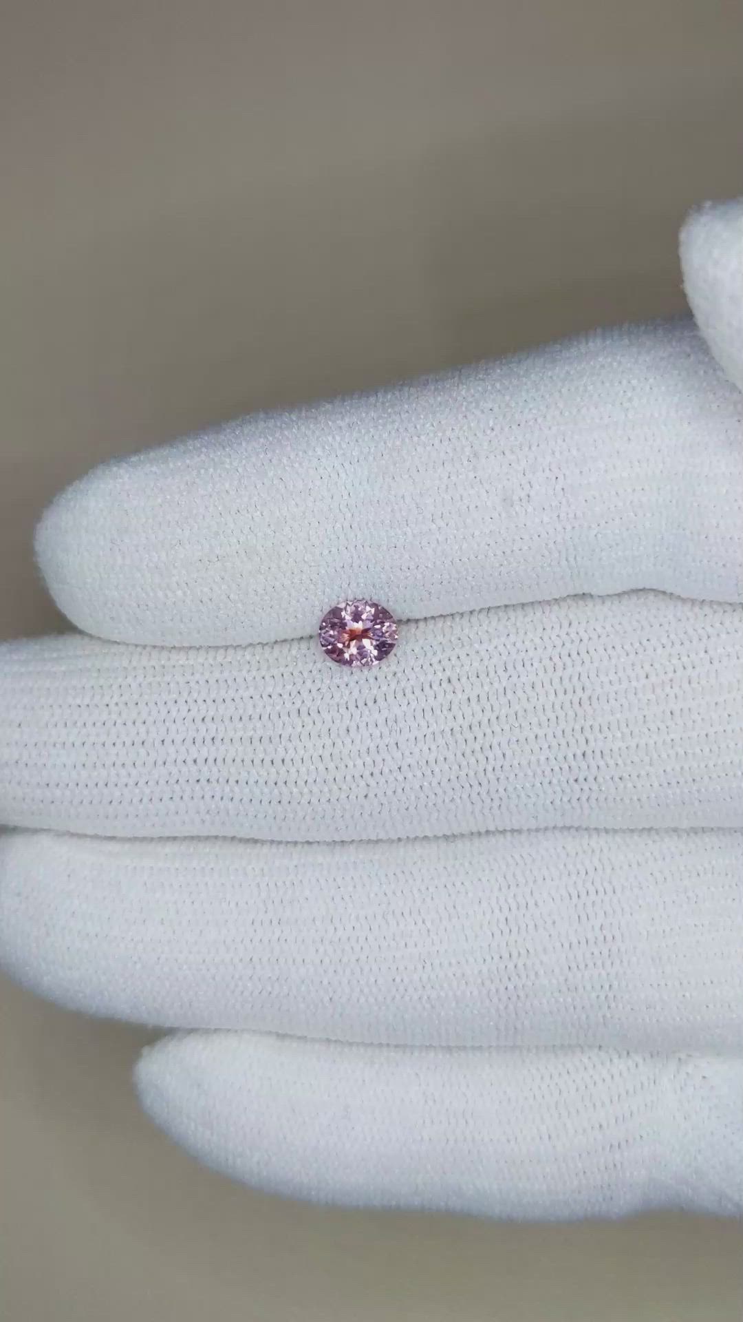 0.63 Ct. Bi Color Sapphire from Montana Size Video