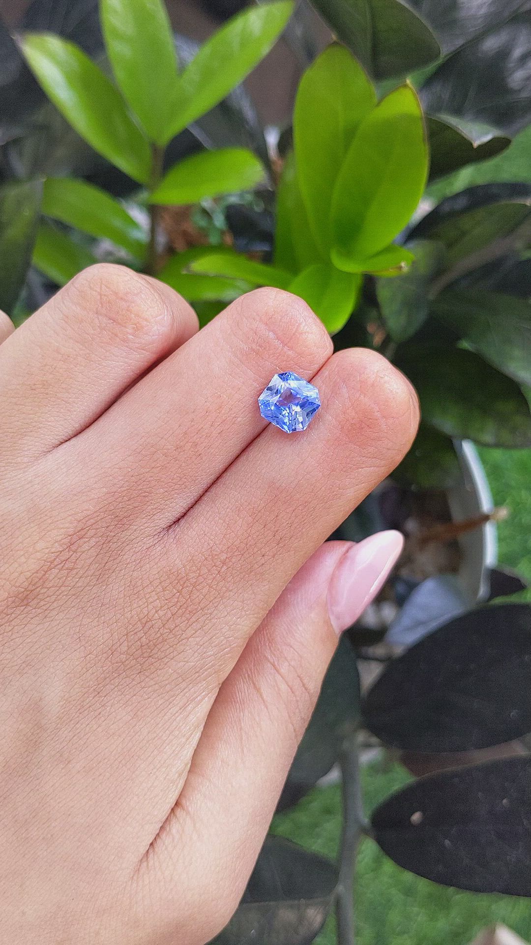 3.00 Ct. Blue Sapphire from Ceylon (Sri Lanka) Size Video
