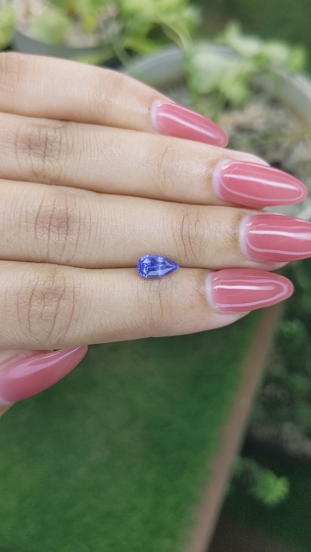 1.34 Ct. Blue Sapphire from Ceylon (Sri Lanka) Size Video