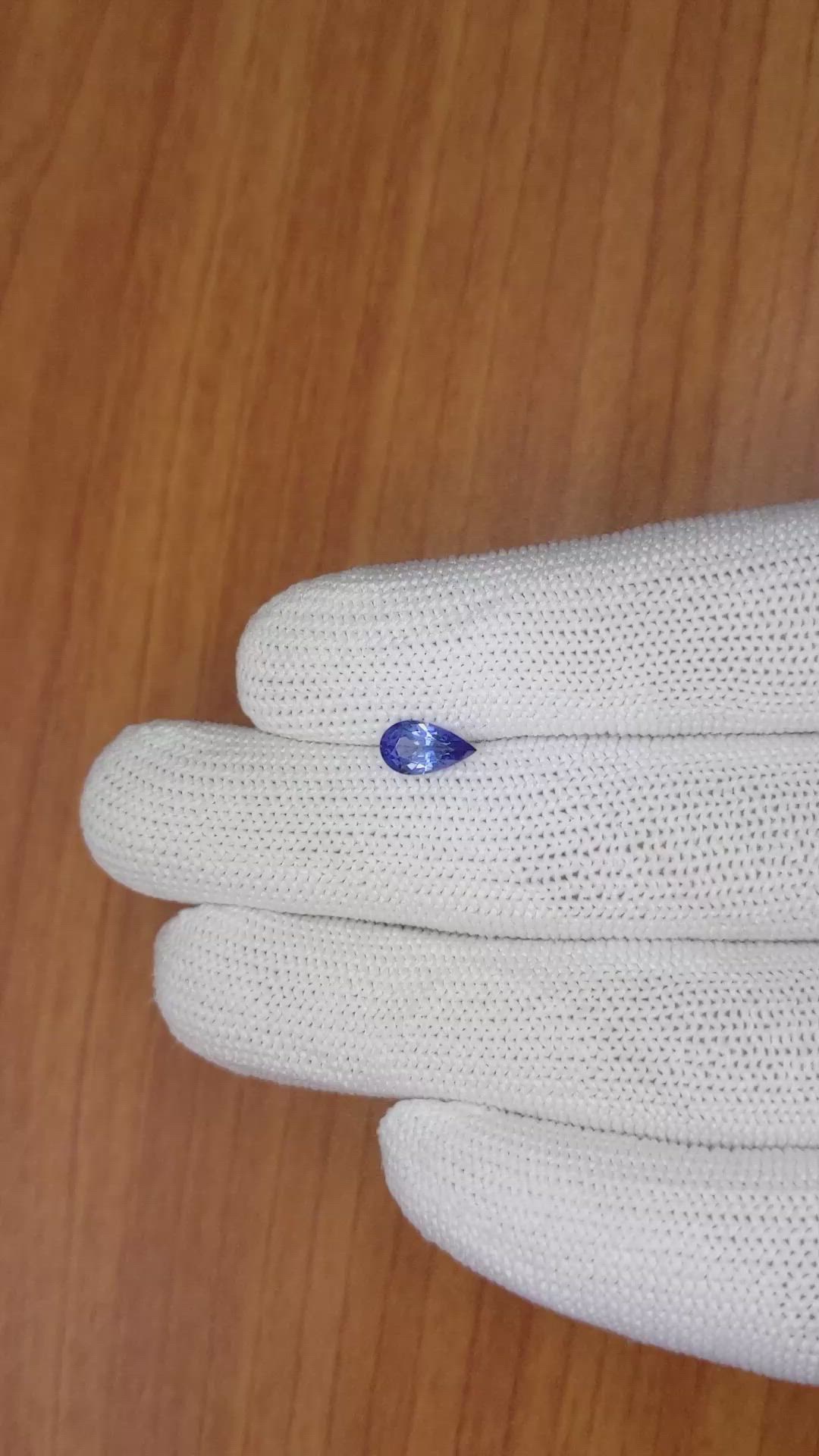 0.94 Ct. Blue Sapphire from Ceylon (Sri Lanka) Size Video