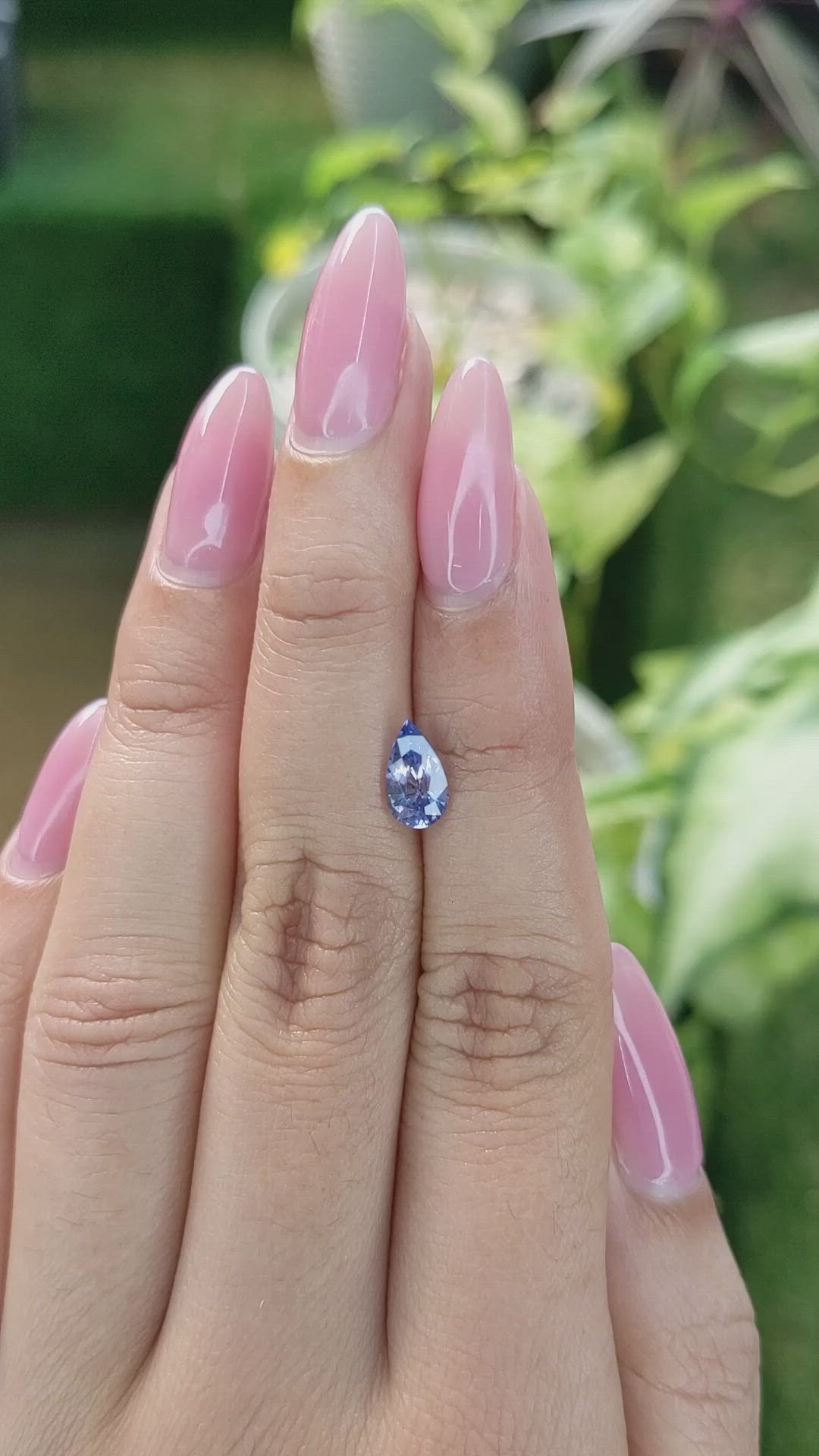 1.16 Ct. Blue Sapphire from Ceylon (Sri Lanka) Size Video