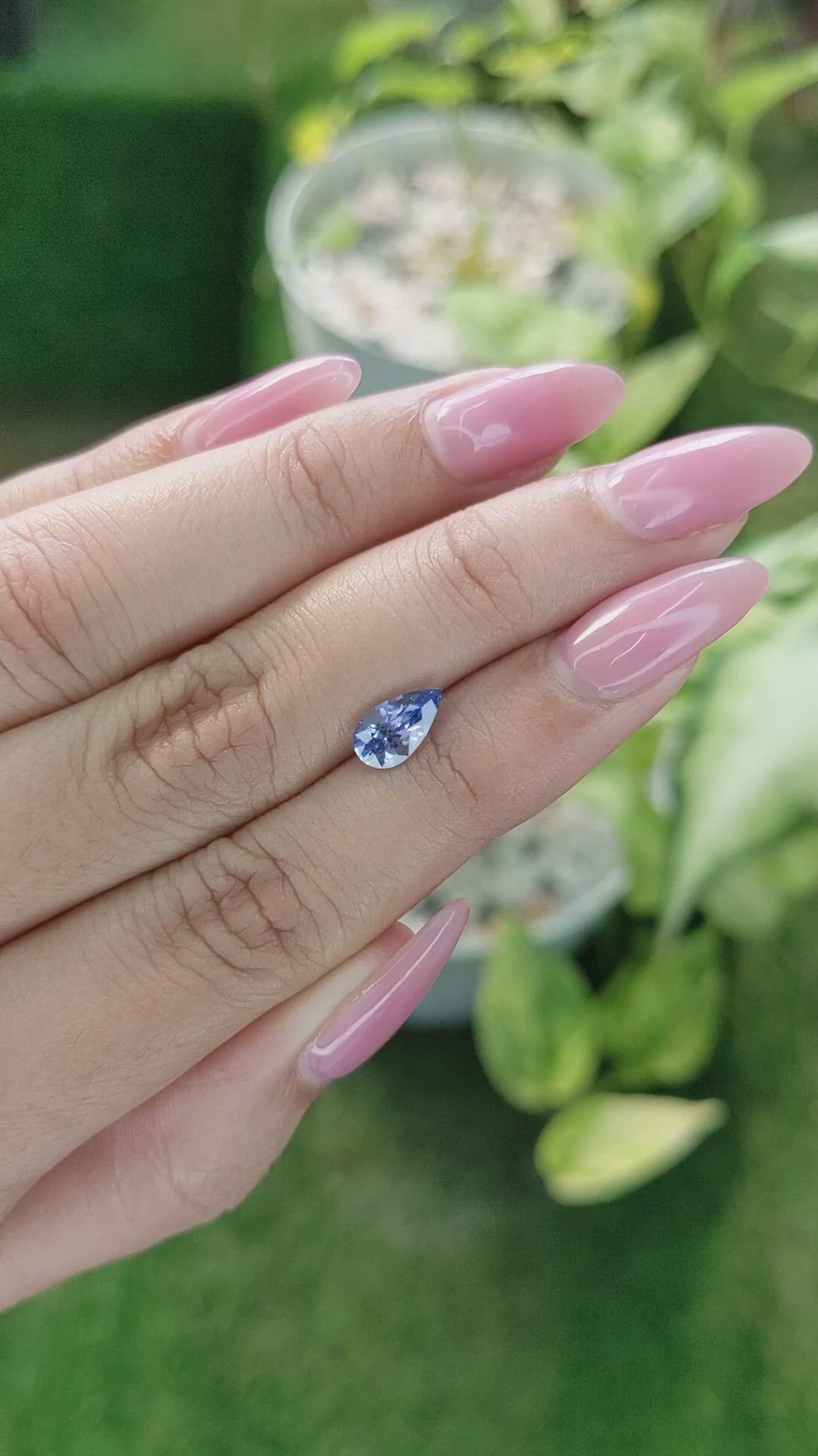 1.16 Ct. Blue Sapphire from Ceylon (Sri Lanka) Size Video