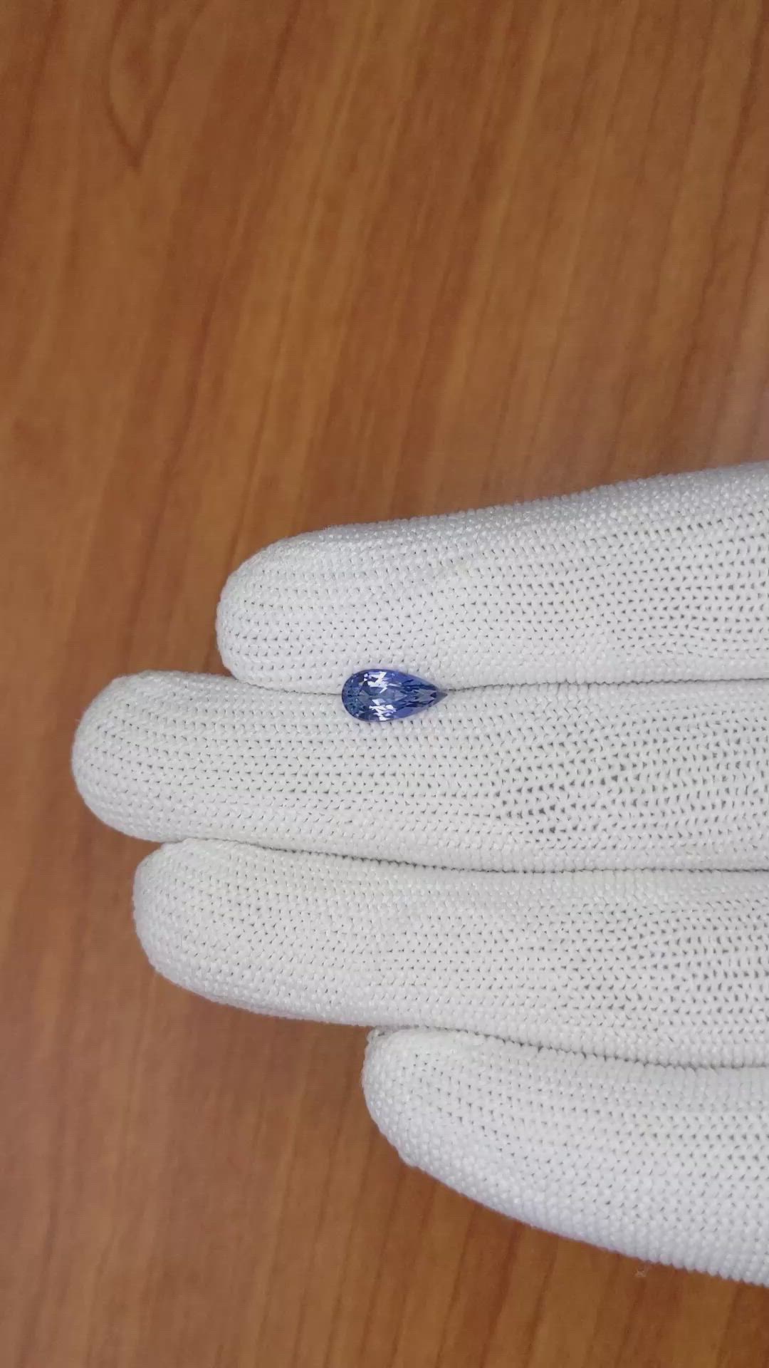 1.18 Ct. Blue Sapphire from Ceylon (Sri Lanka) Size Video