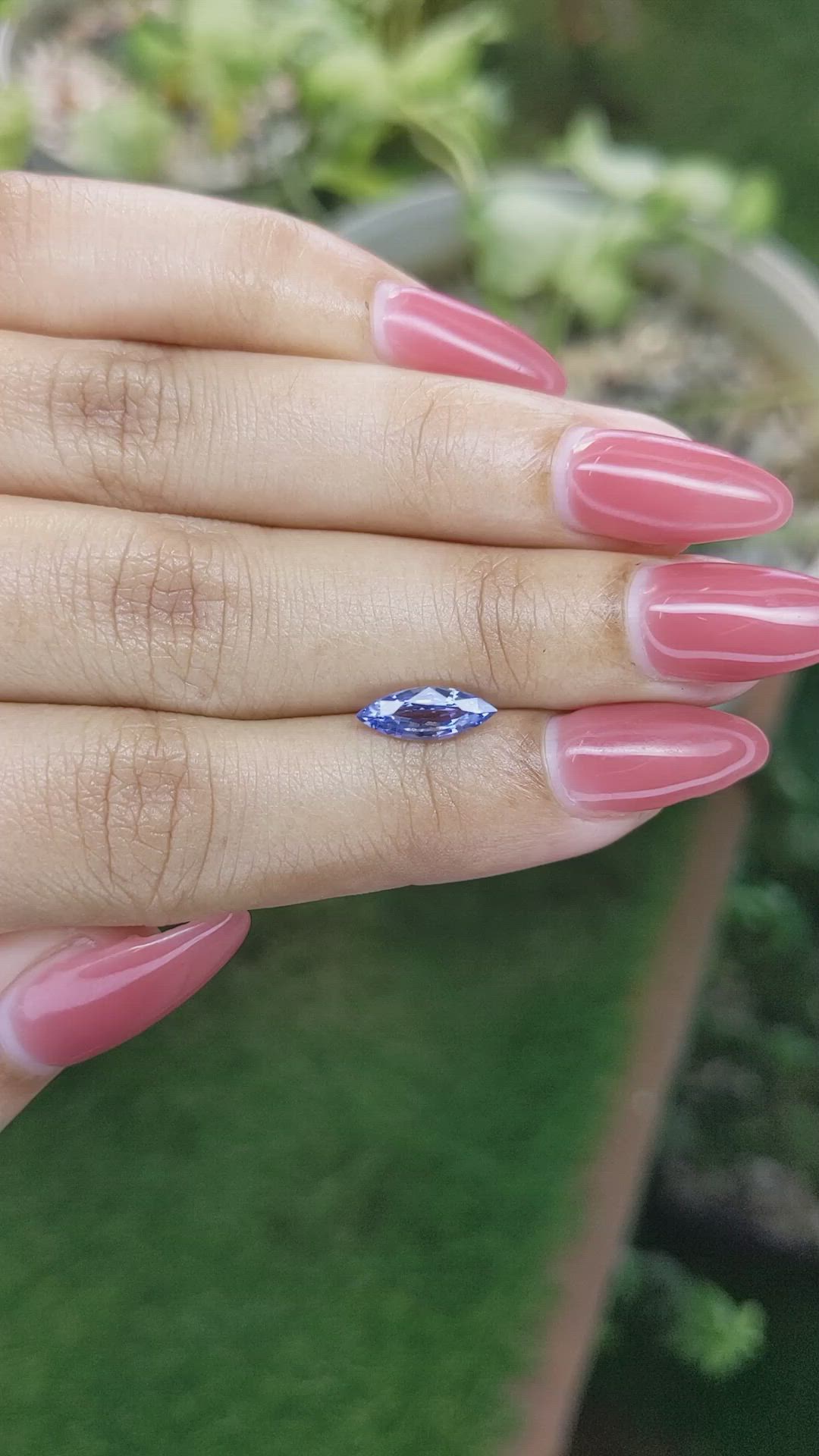 1.16 Ct. Blue Sapphire from Ceylon (Sri Lanka) Size Video