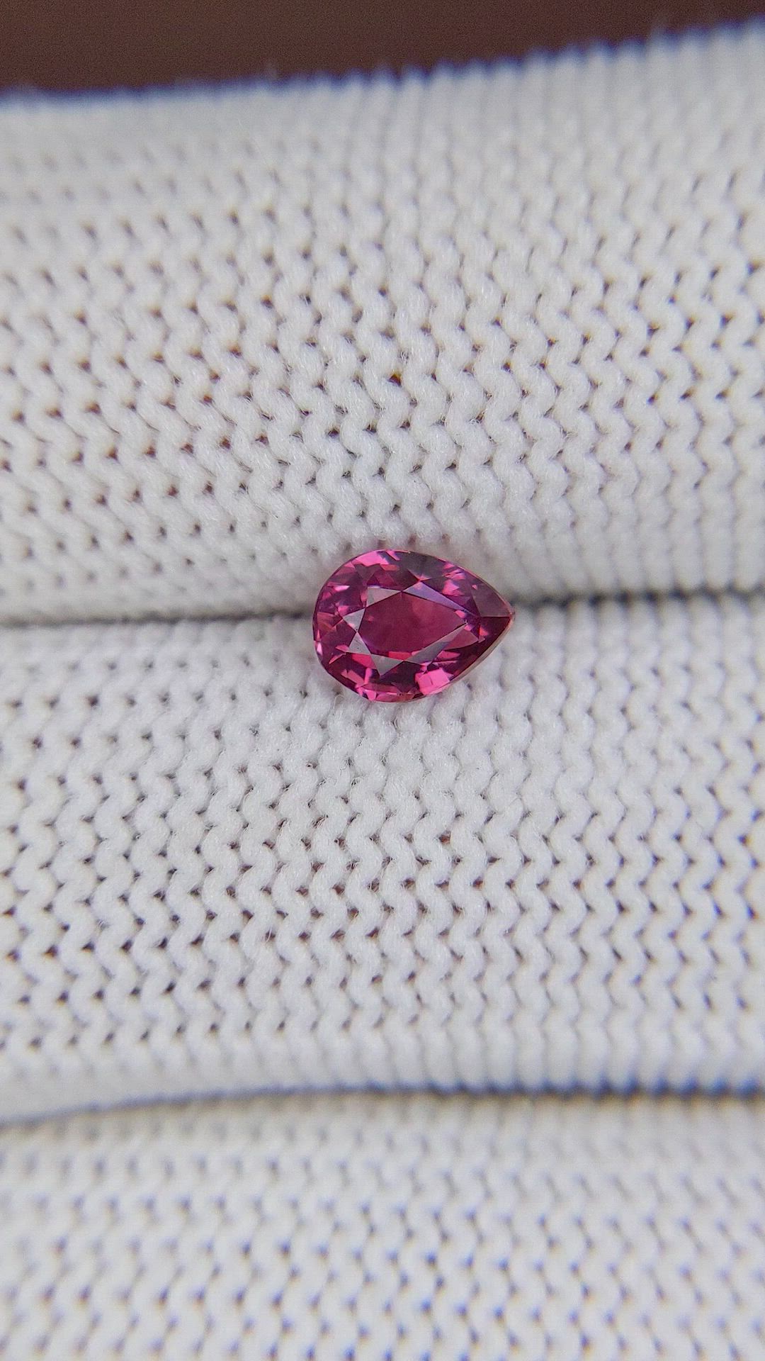 0.96 Ct. Pink Sapphire from Ceylon (Sri Lanka) Size Video