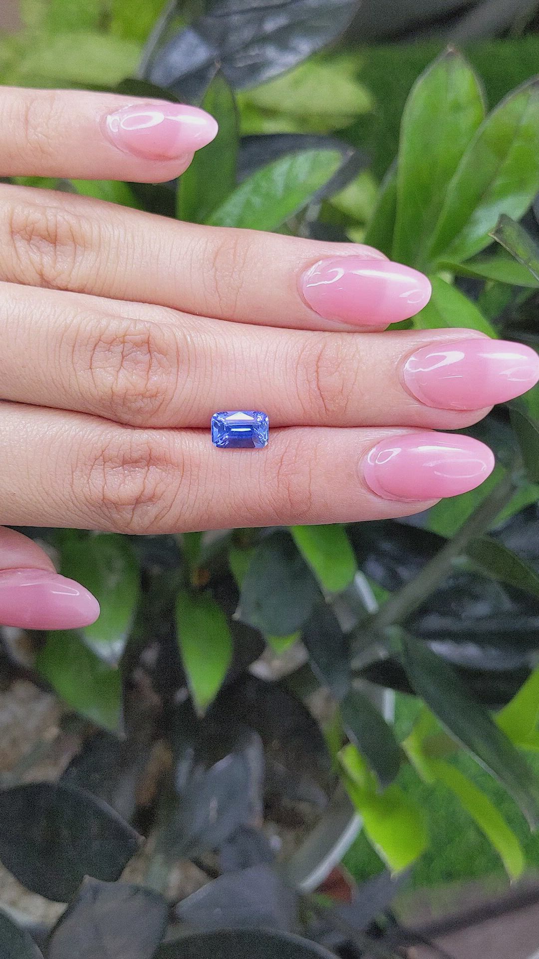 1.90 Ct. Blue Sapphire from Ceylon (Sri Lanka) Size Video