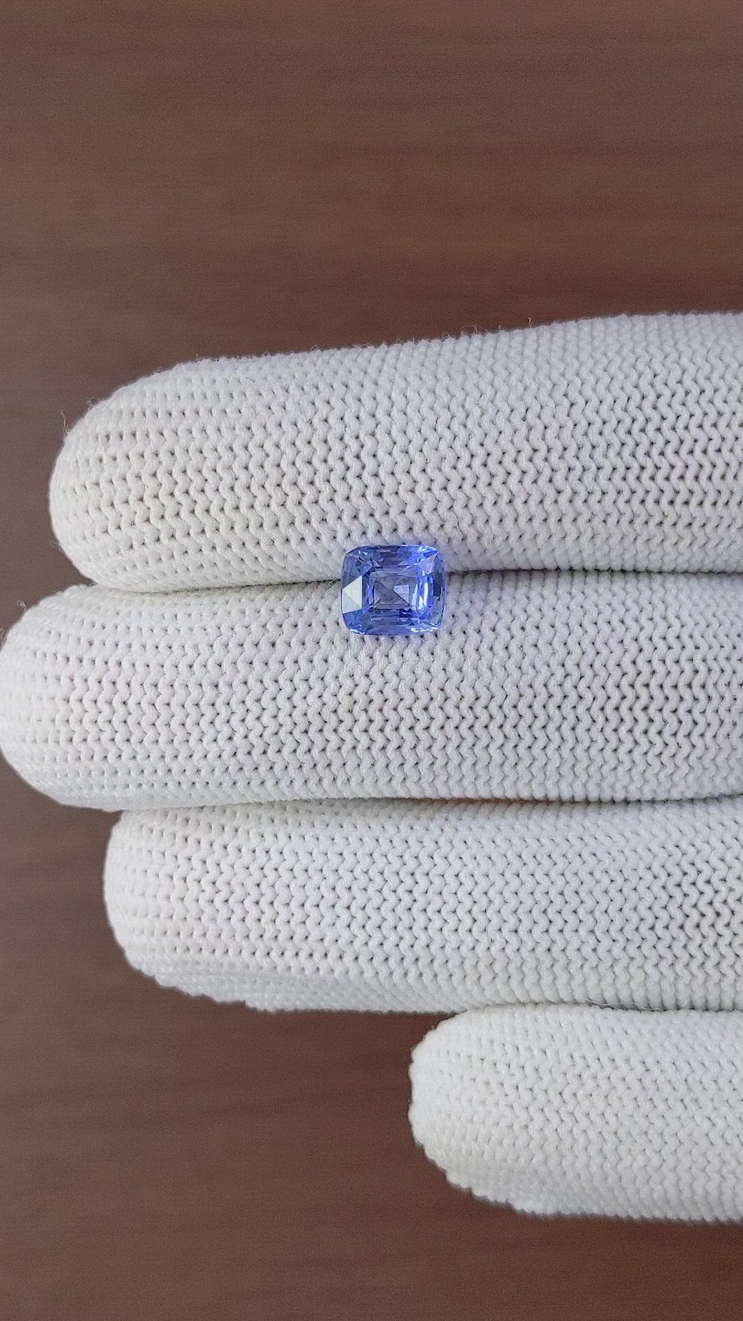 2.58 Ct. Blue Sapphire from Ceylon (Sri Lanka) Size Video