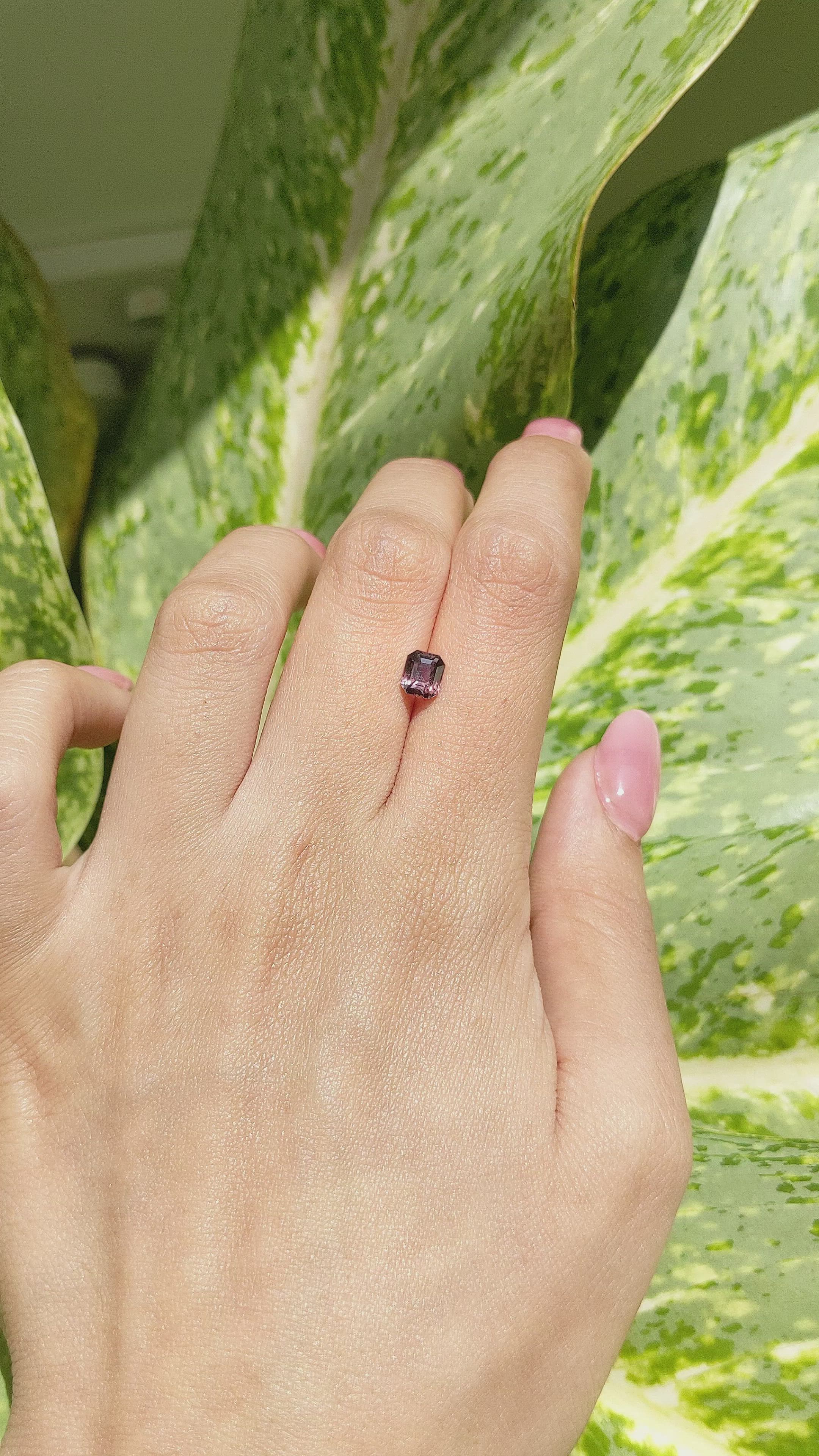 1.13 Ct. Greenish Brown Sapphire from Ceylon (Sri Lanka) Size Video