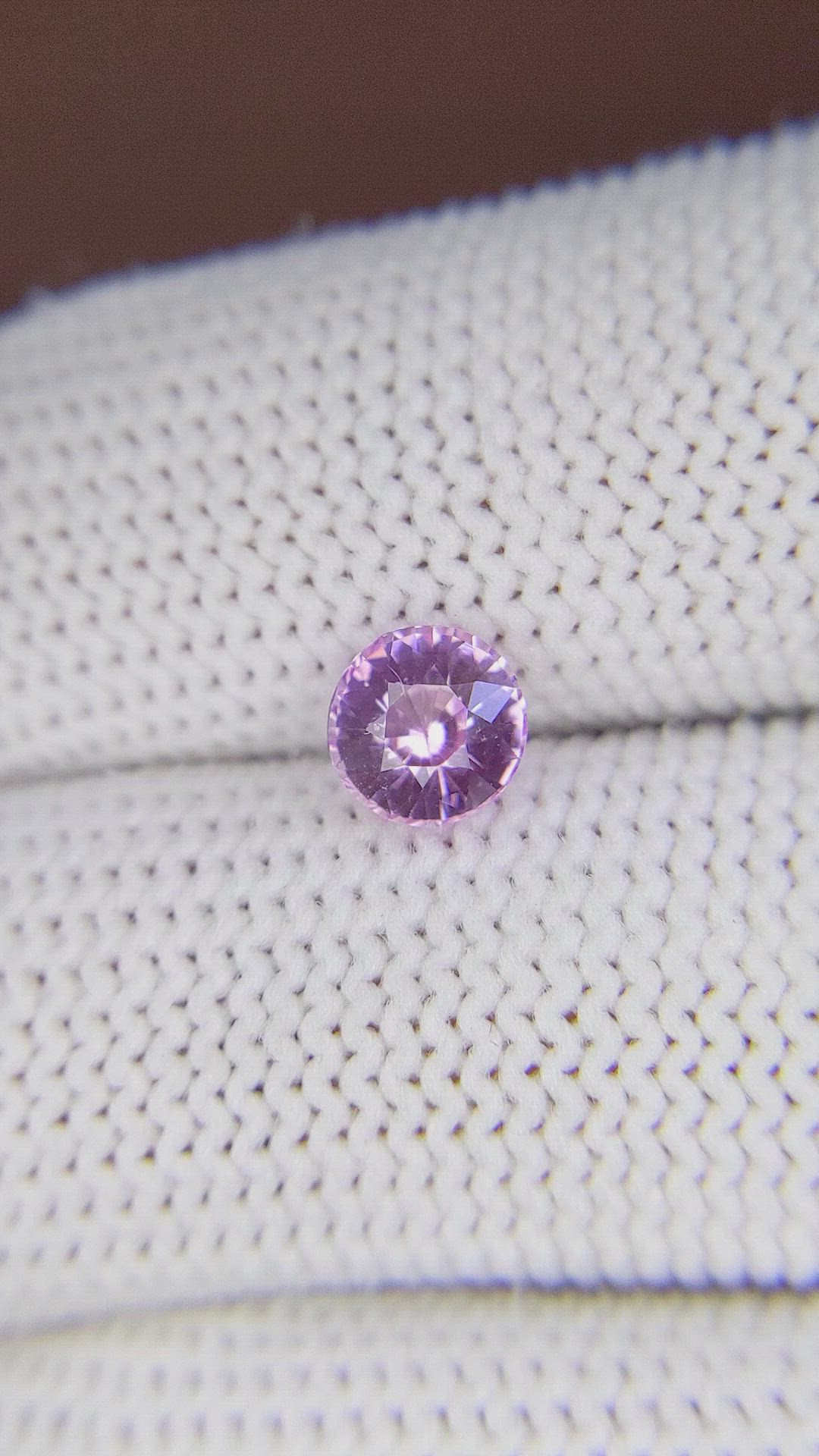 1.06 Ct. Pink Sapphire from Ceylon (Sri Lanka) Size Video