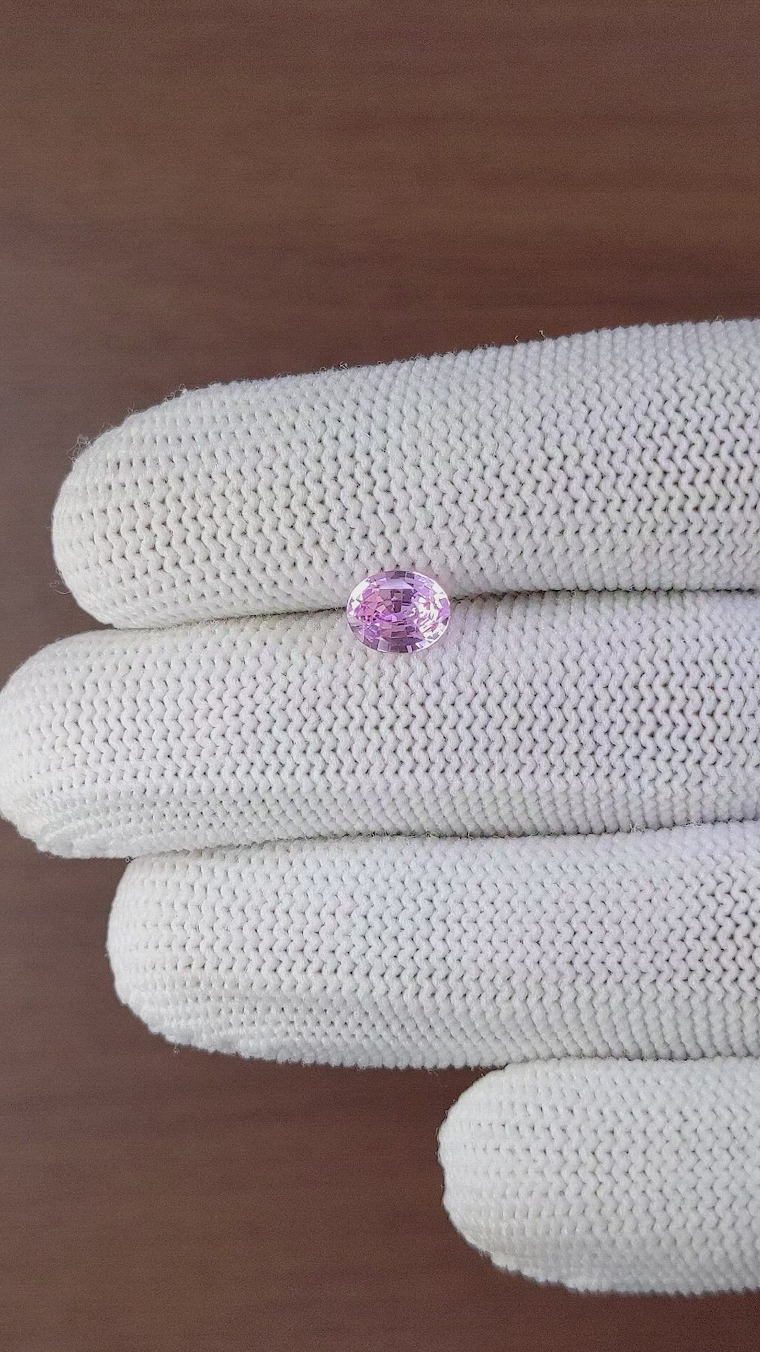 1.19 Ct. Pink Sapphire from Ceylon (Sri Lanka) Size Video