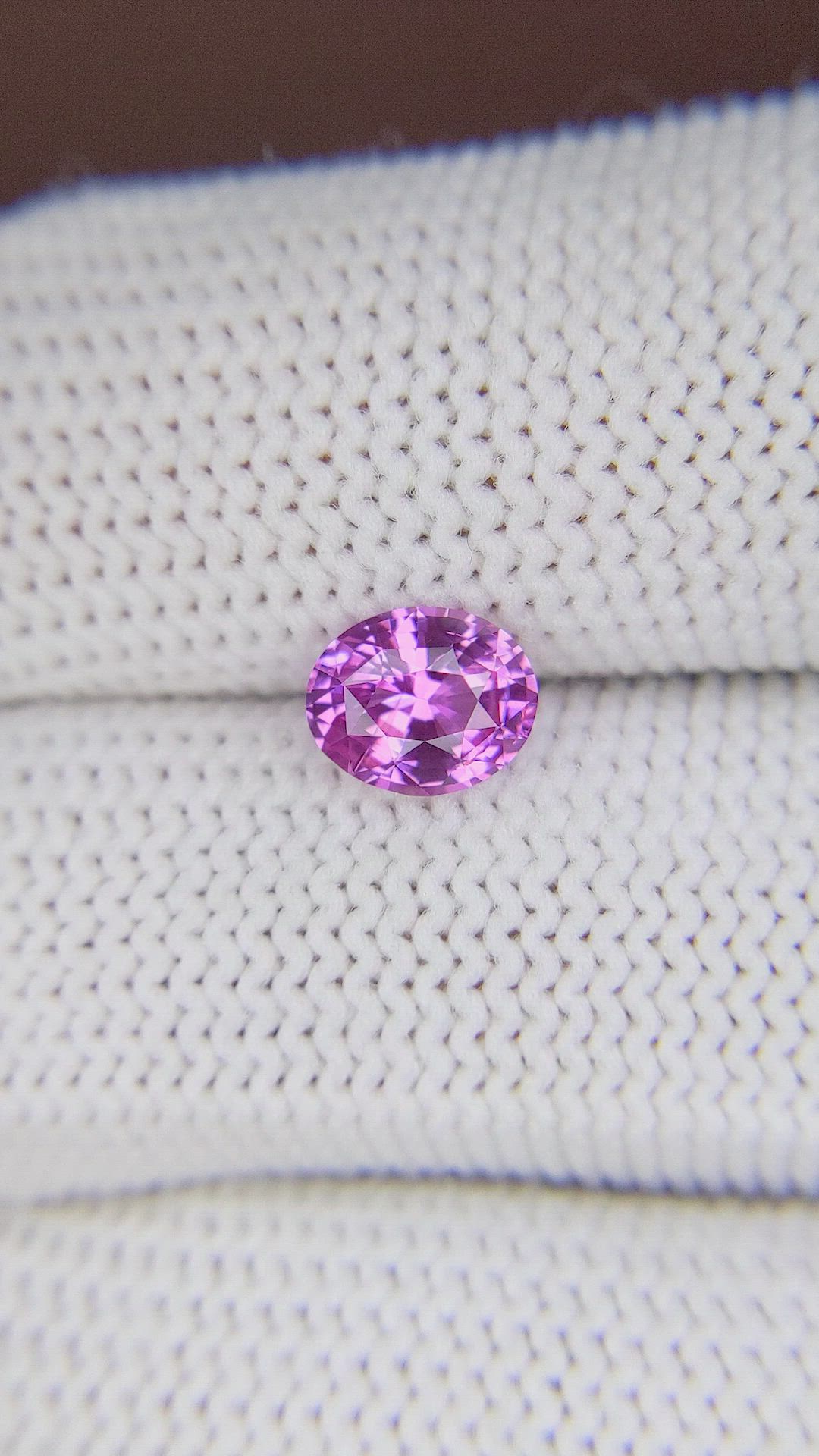 1.11 Ct. Purple Sapphire from Ceylon (Sri Lanka) Size Video