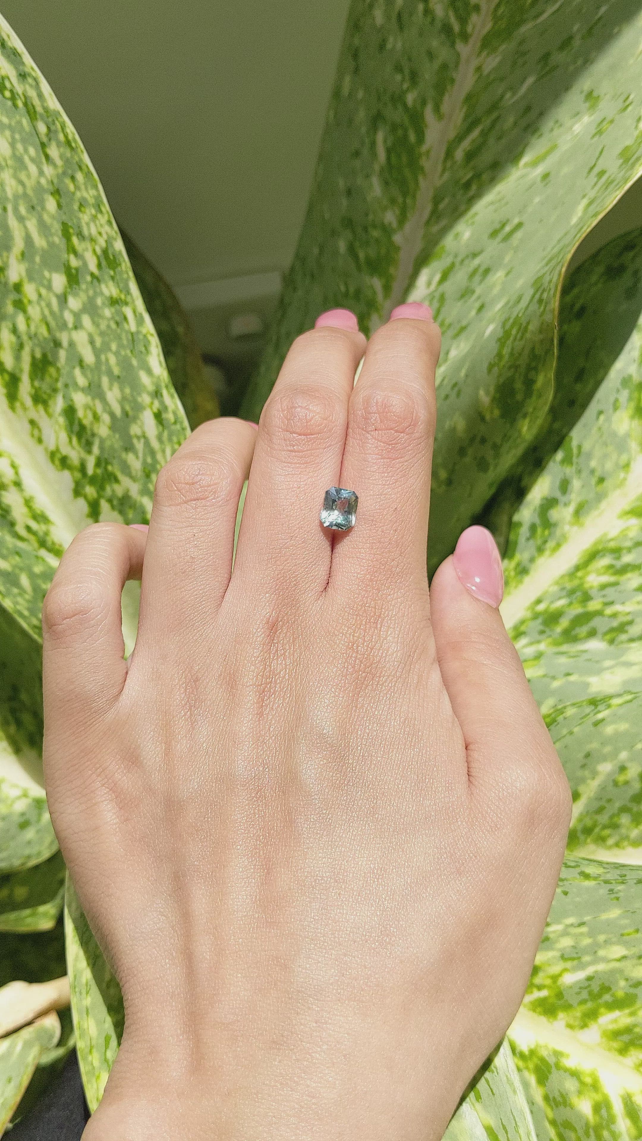 2.60 Ct. Bi Color Sapphire from Madagascar Size Video