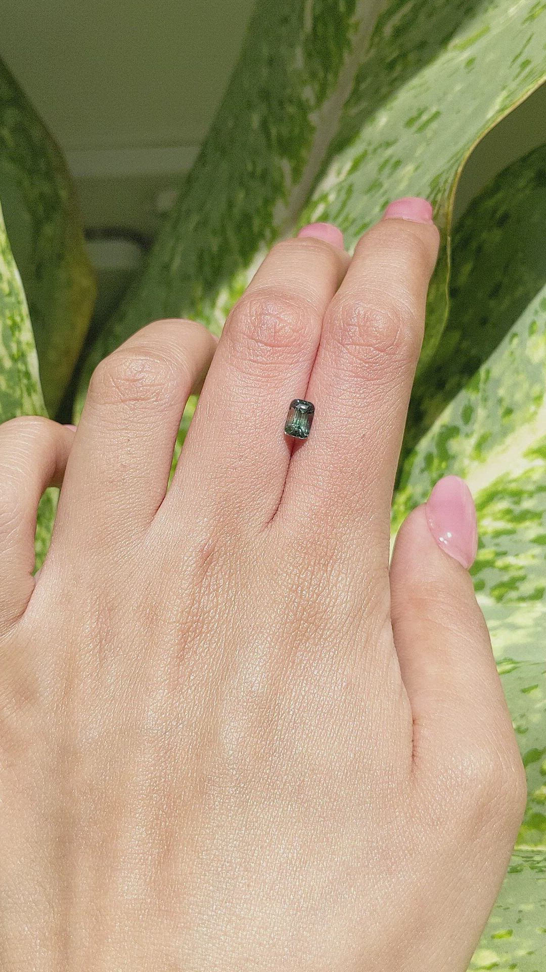 1.02 Ct. Bi Color Sapphire from Madagascar Size Video