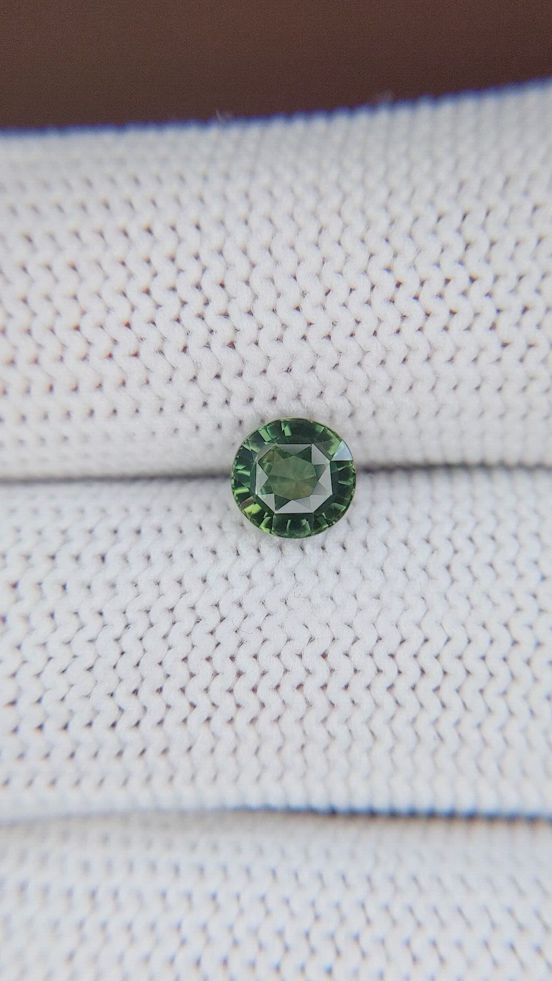 1.10 Ct. Bluish Green Sapphire from Madagascar Size Video