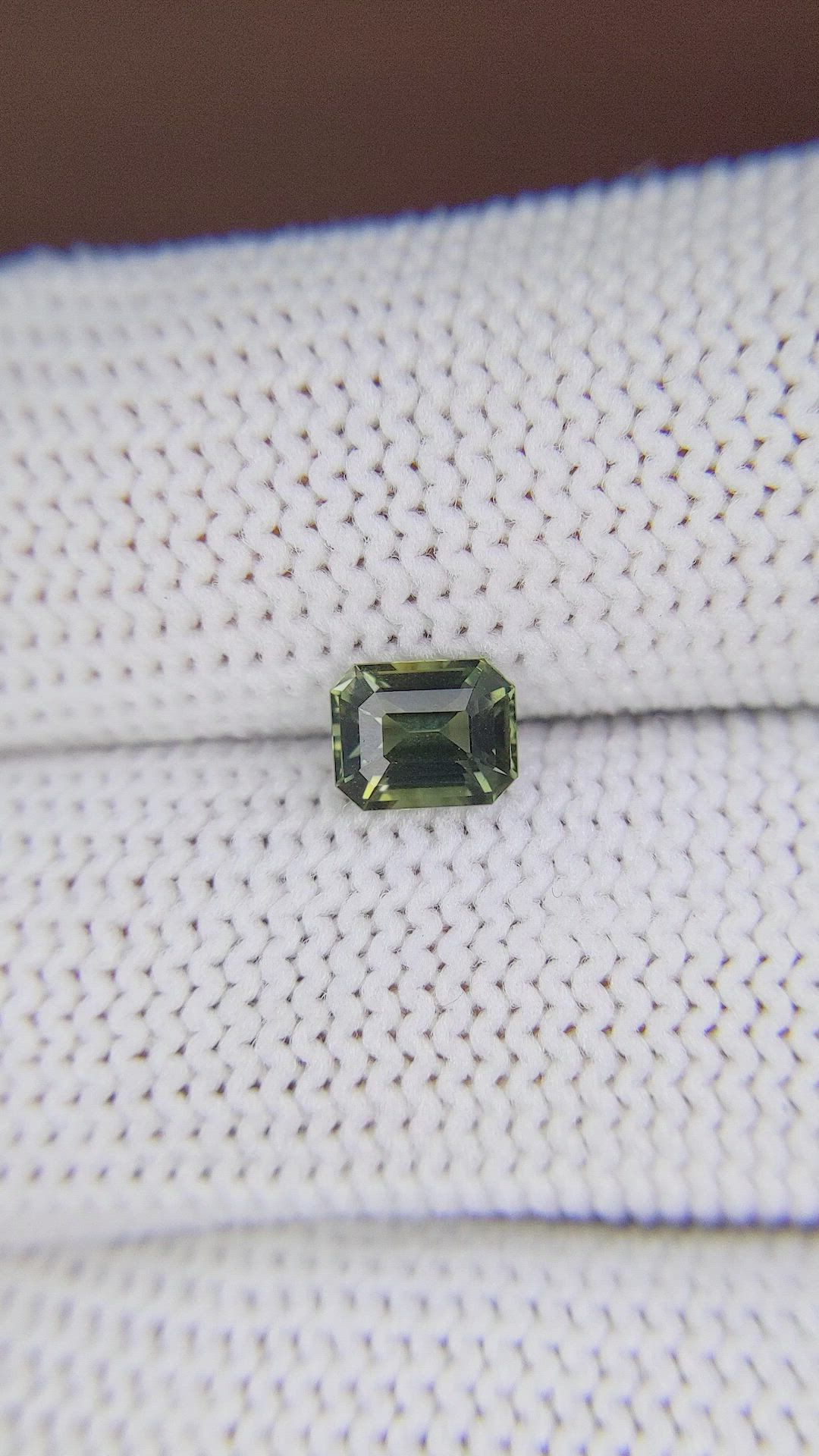 0.94 Ct. Green Sapphire from Madagascar Size Video