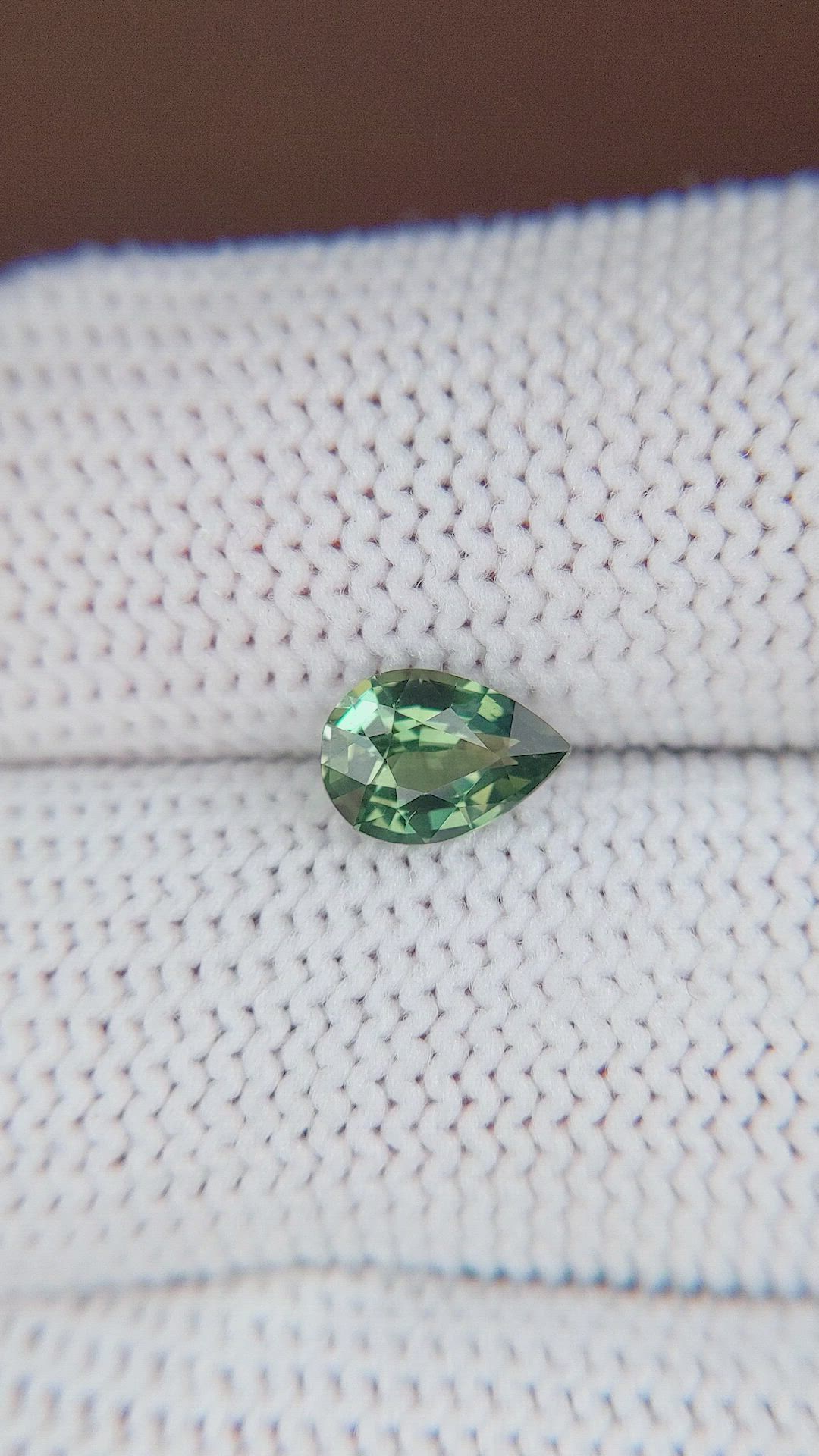 0.99 Ct. Green Sapphire from Madagascar Size Video